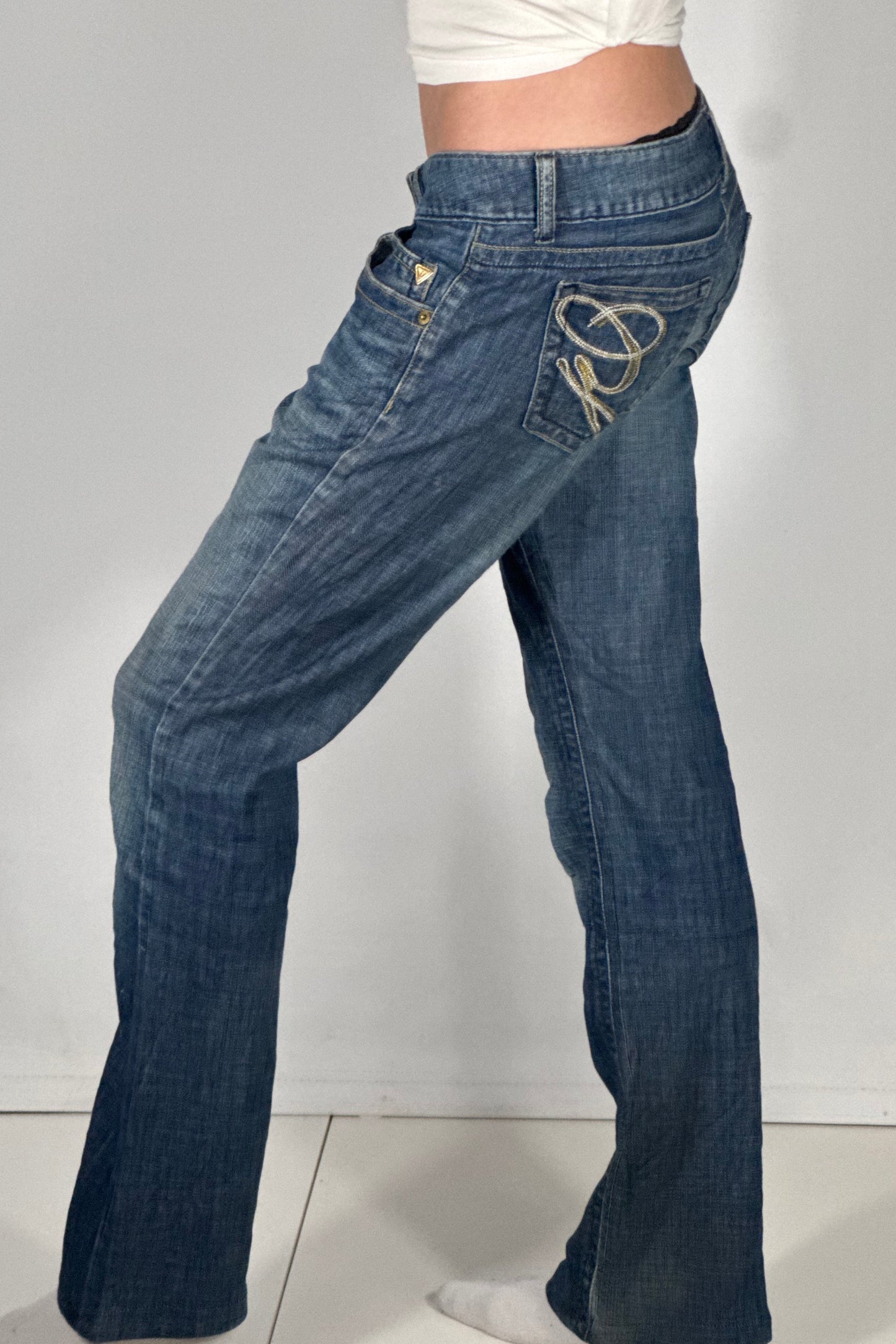 Lågmidjade jeans stl: S