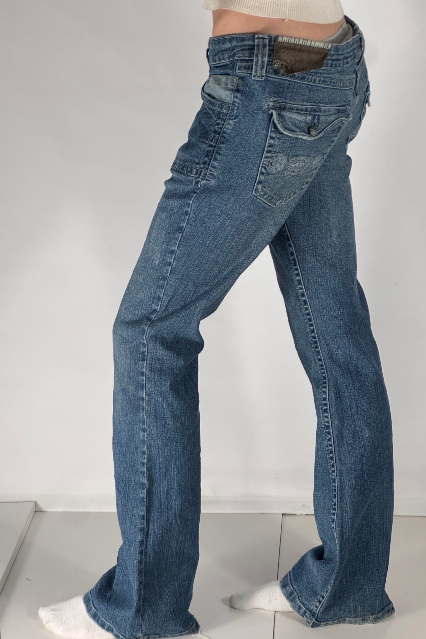 Lågmidjade jeans stl: M