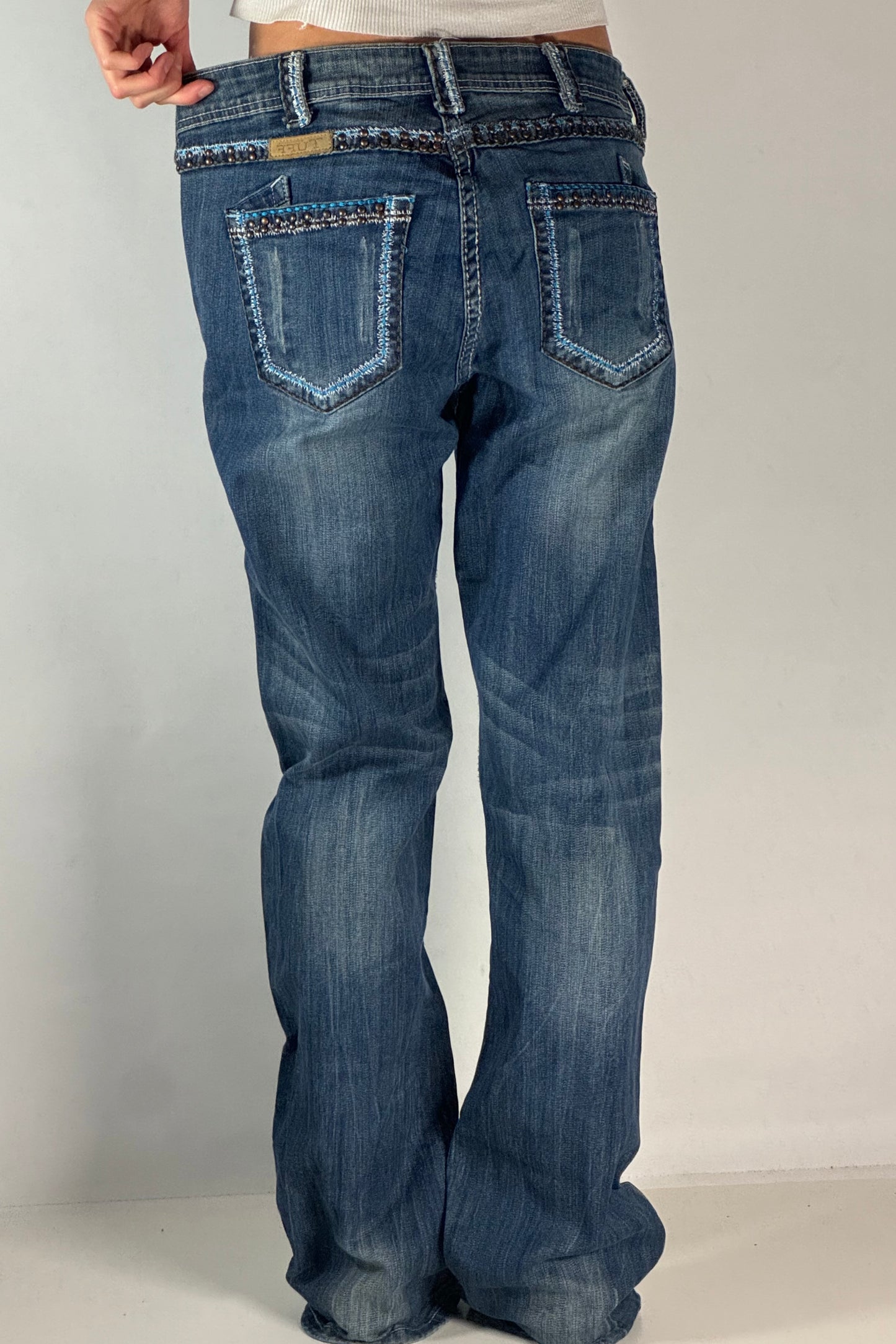 Lågmidjade jeans stl:
