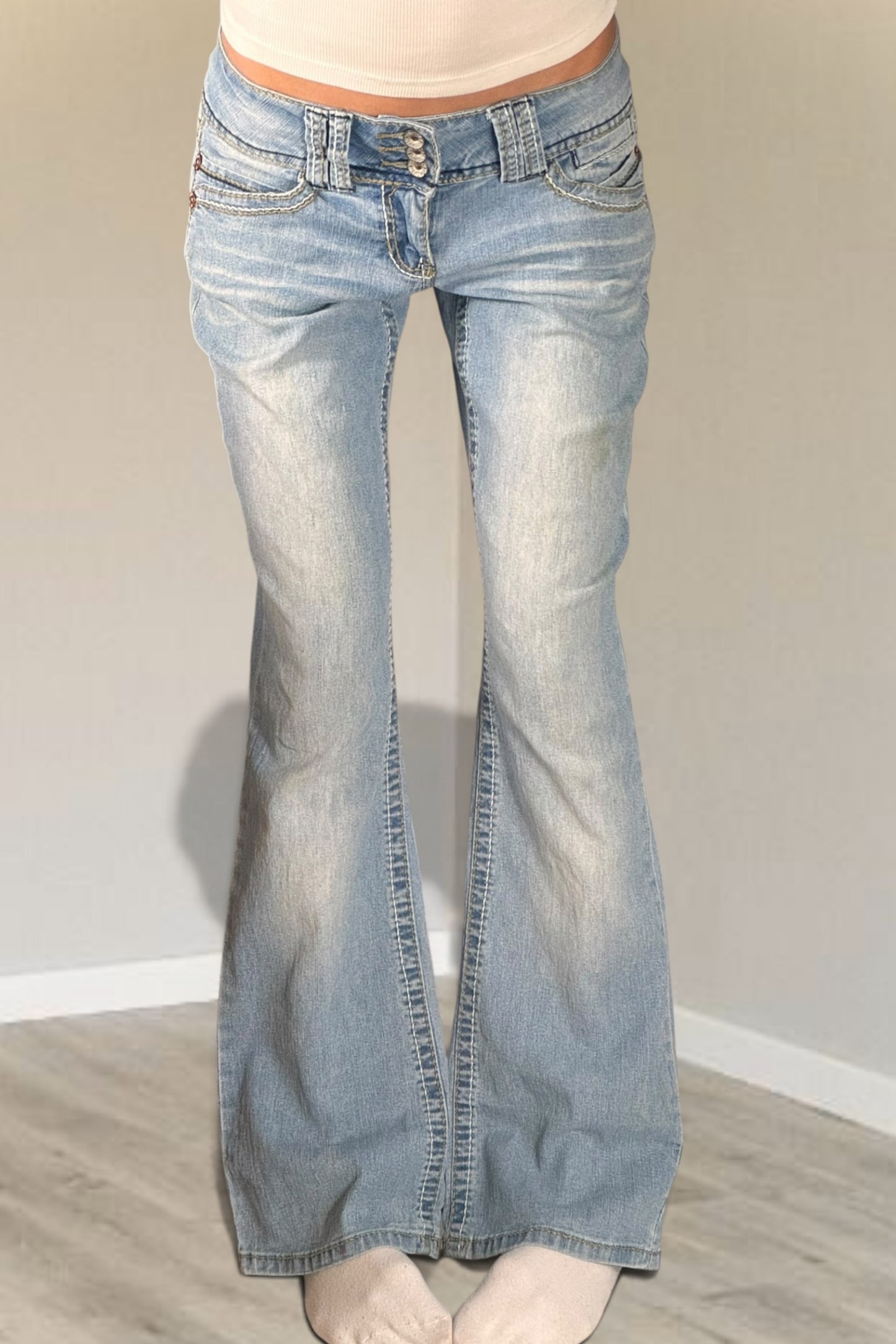 Lågmidjade jeans stl: S