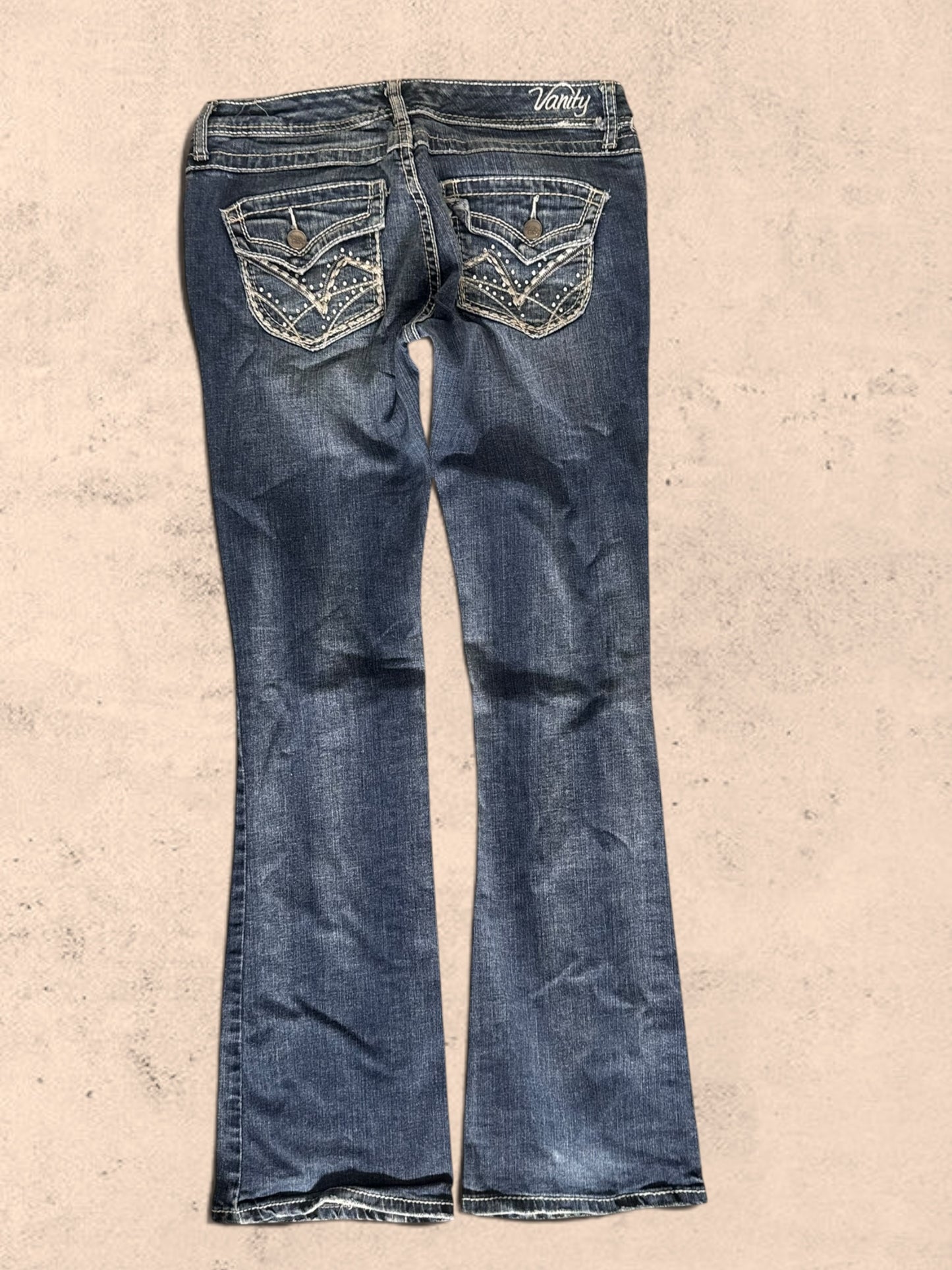 Lågmidjade jeans stl: S