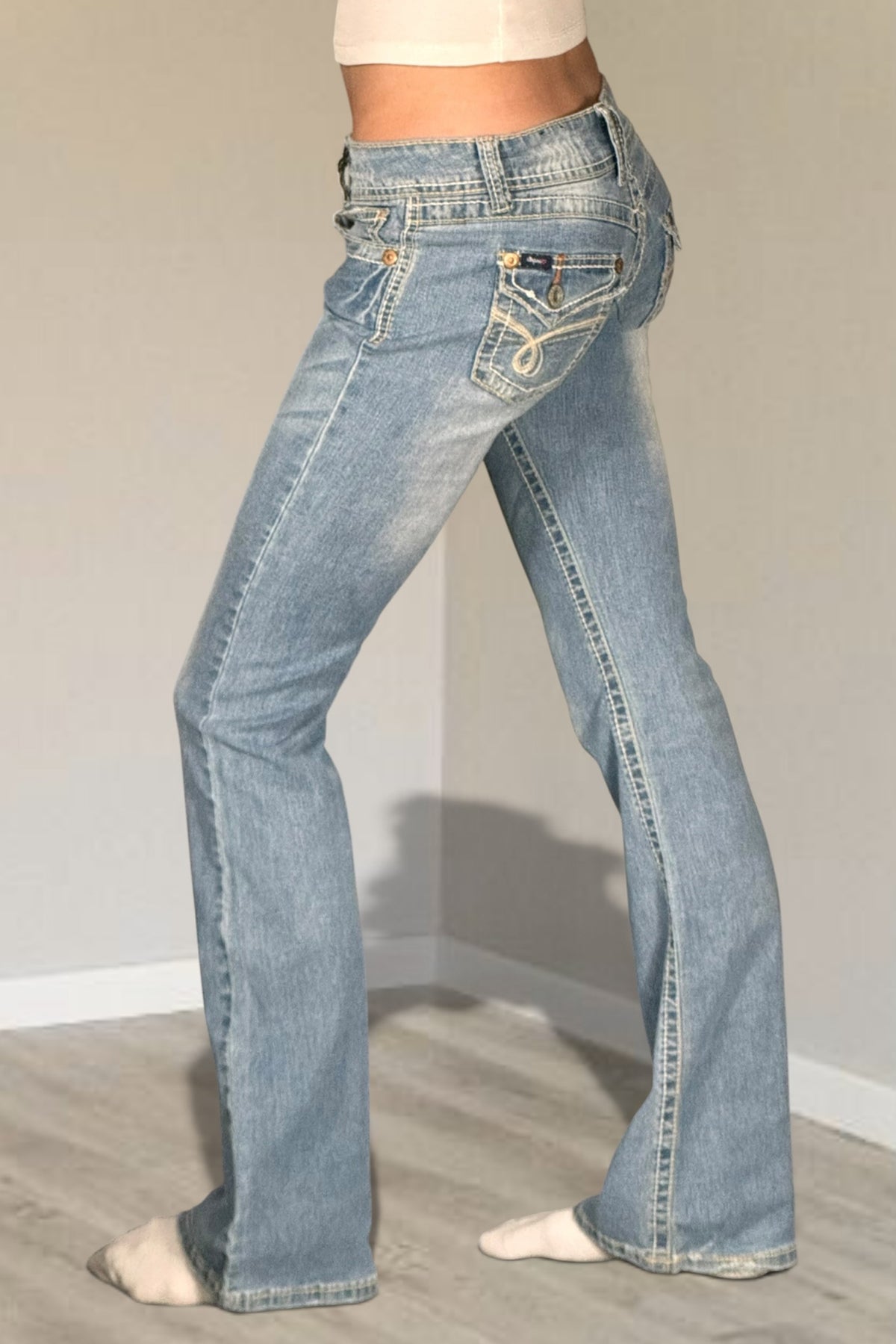 Lågmidjade jeans stl: XS