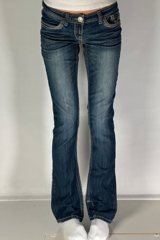 Lågmidjade jeans stl: XXS