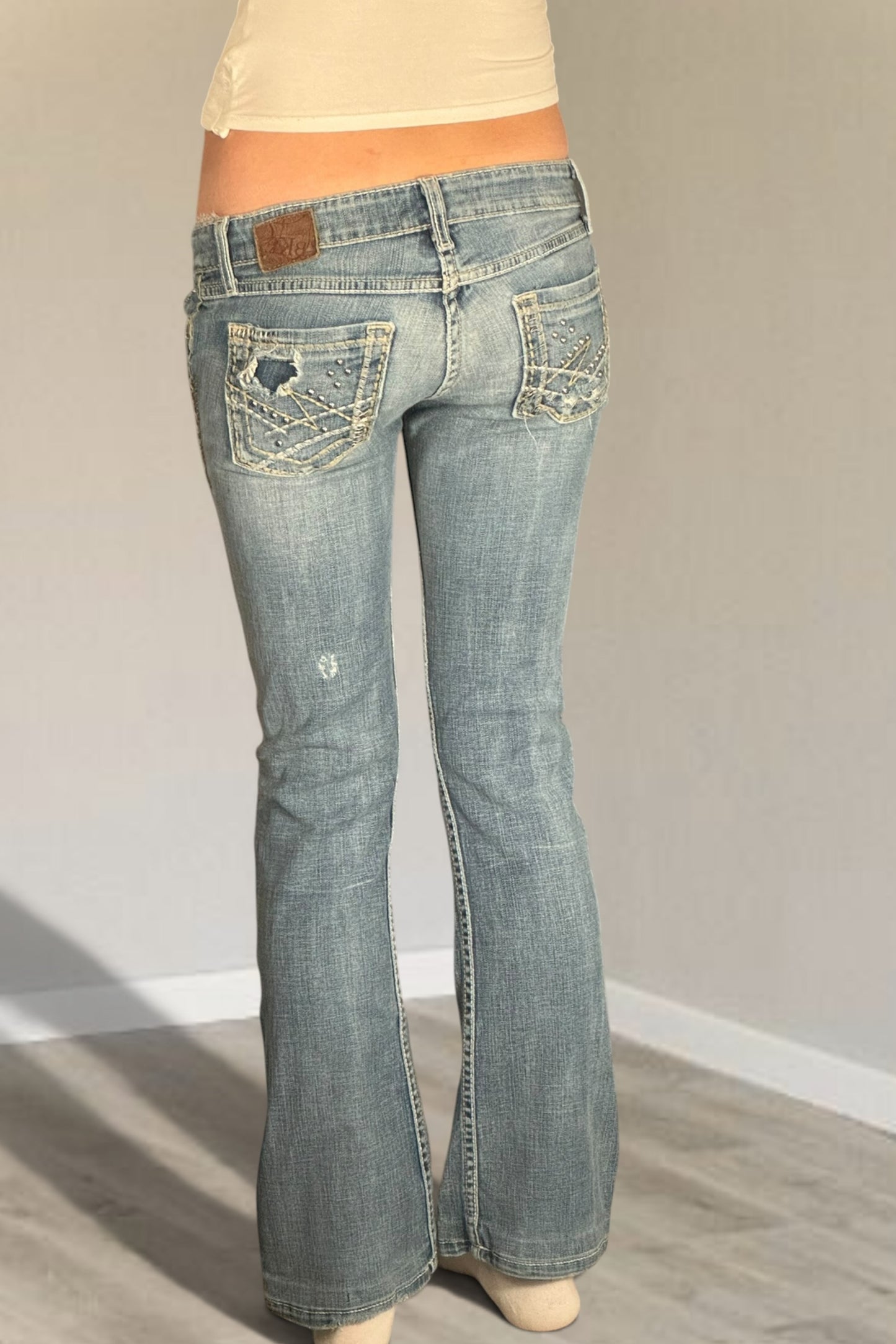 Lågmidjade jeans stl: XS