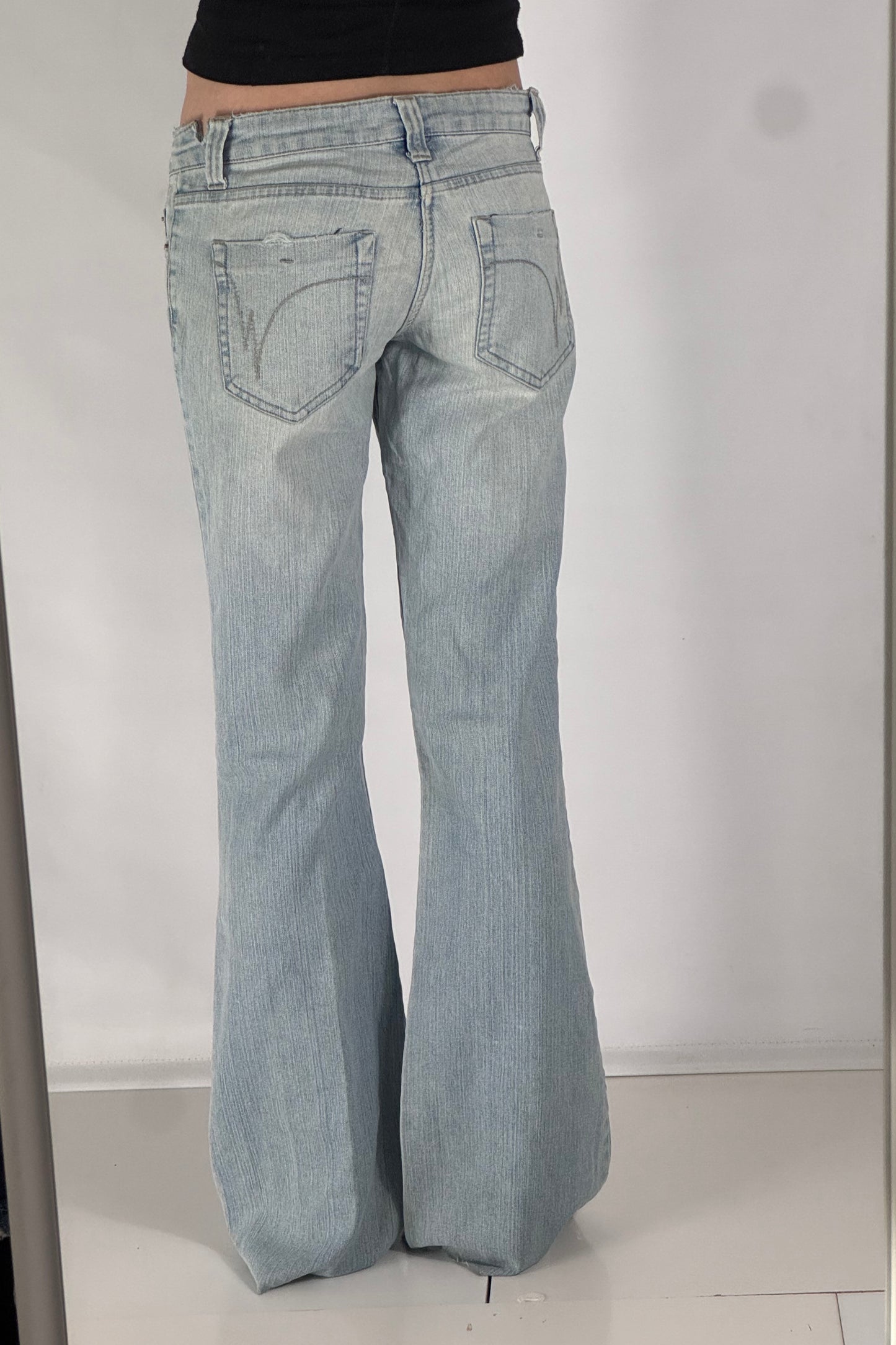 Lågmidjade jeans stl: S