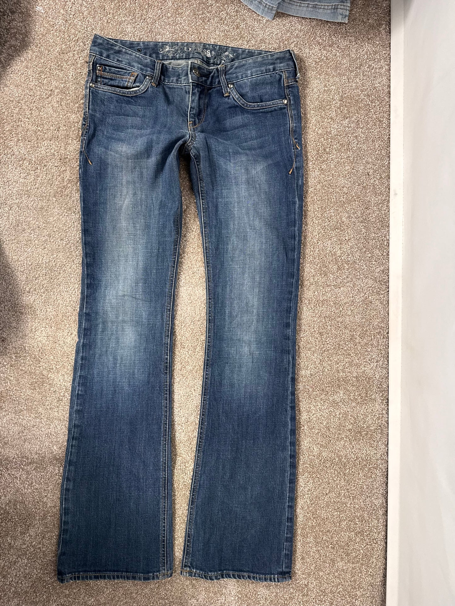 Lågmidjade jeans stl: S