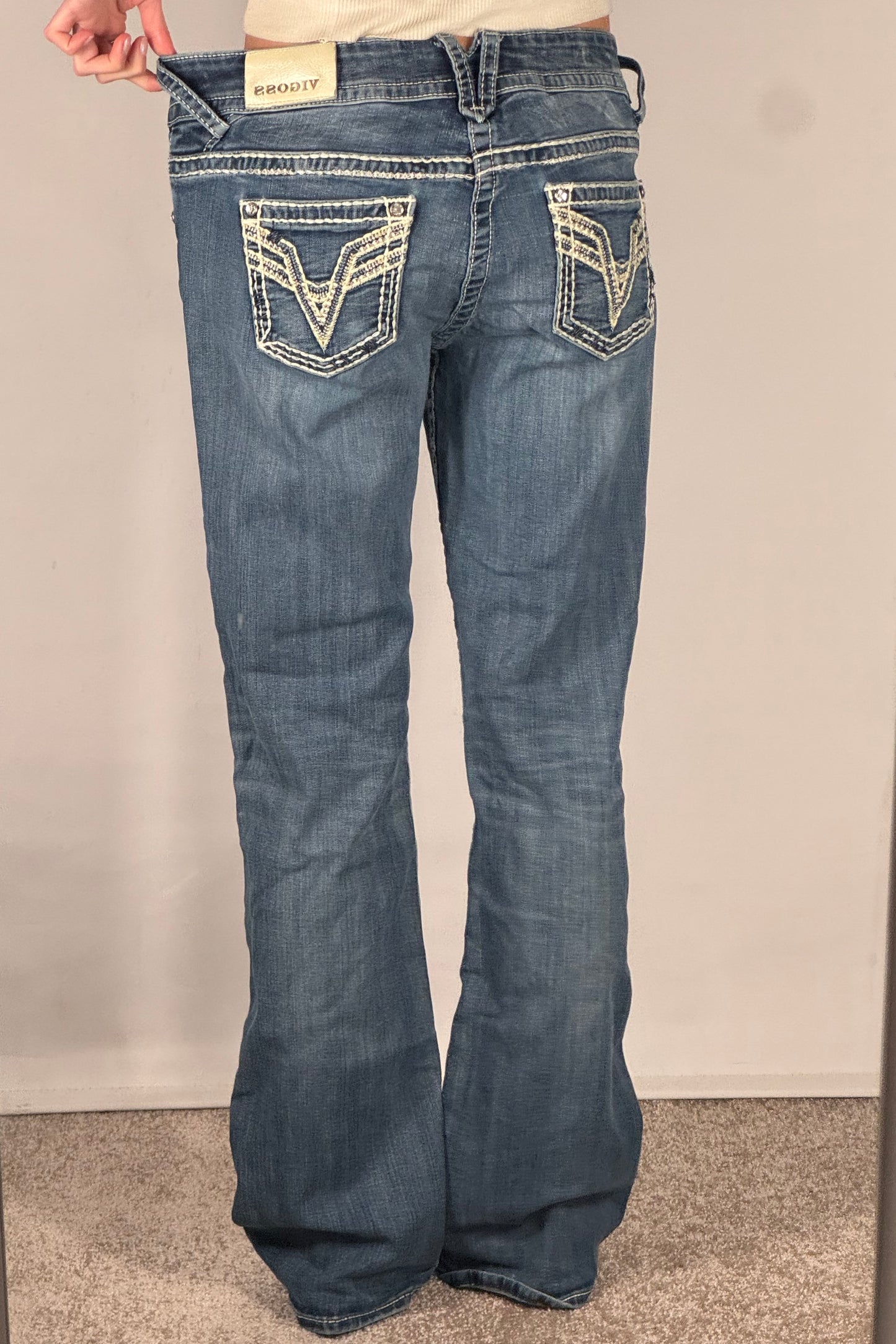 Lågmidjade jeans stl: L