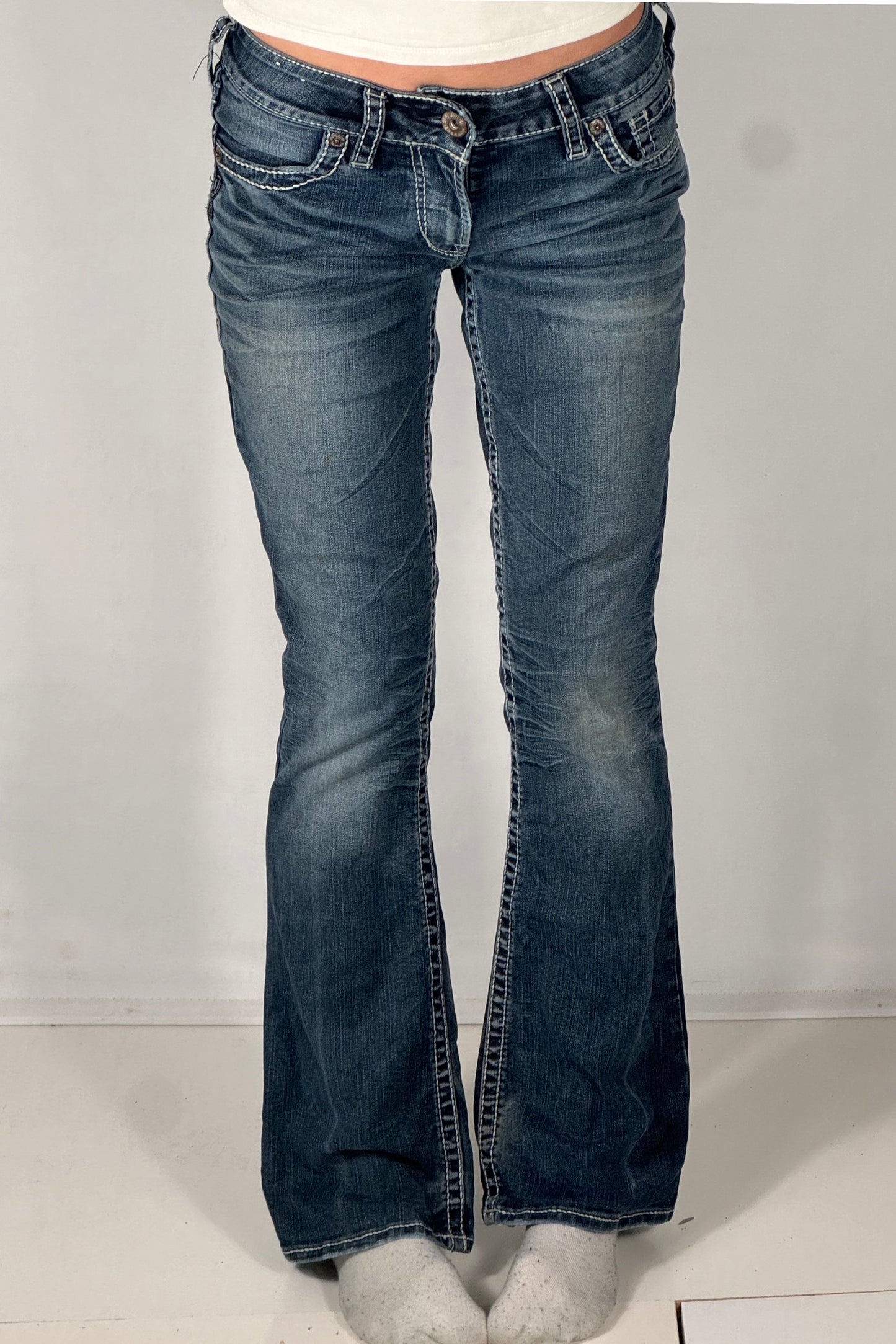Lågmidjade jeans stl: XS