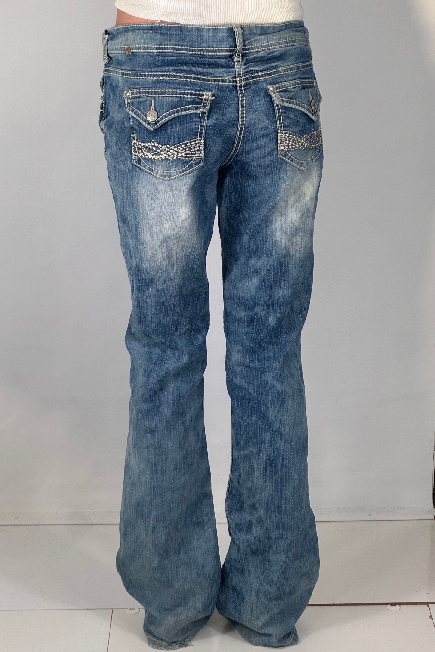 Lågmidjade jeans stl: S