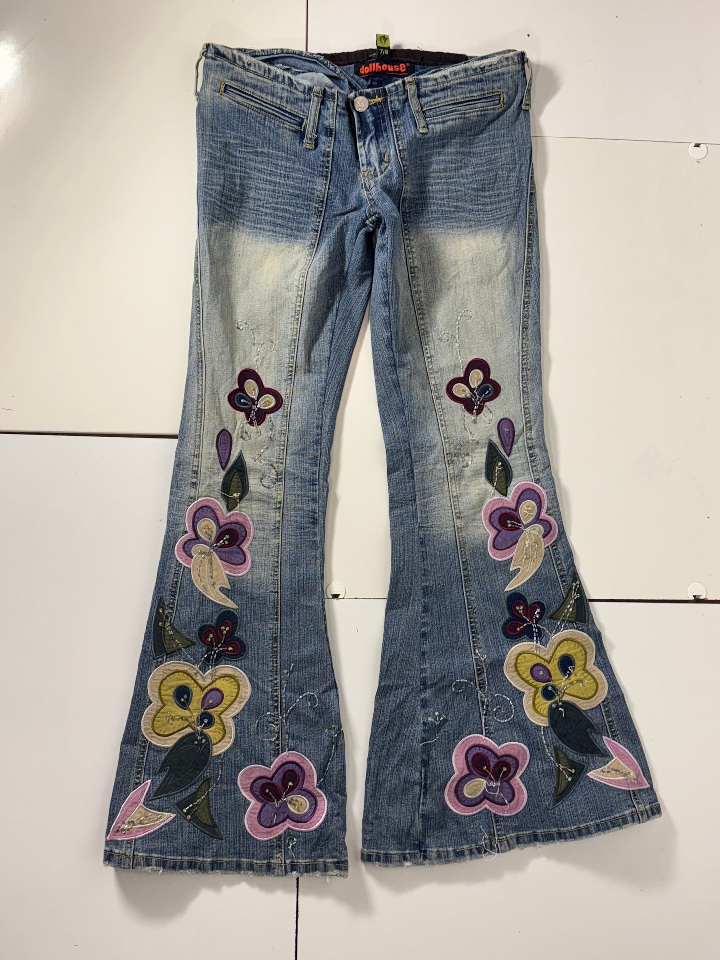 Lågmidjade jeans stl: S/M