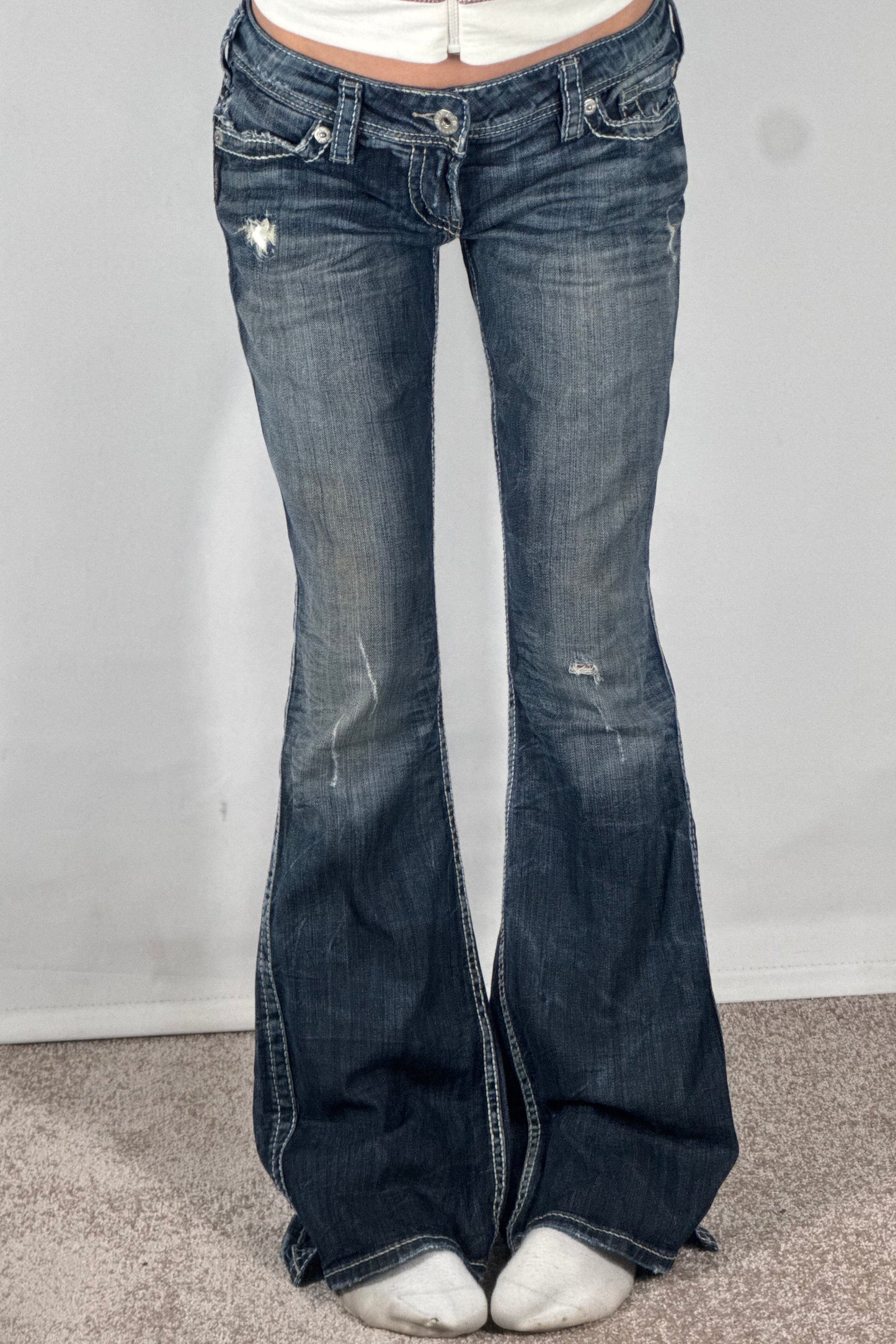 Lågmidjade jeans stl: M