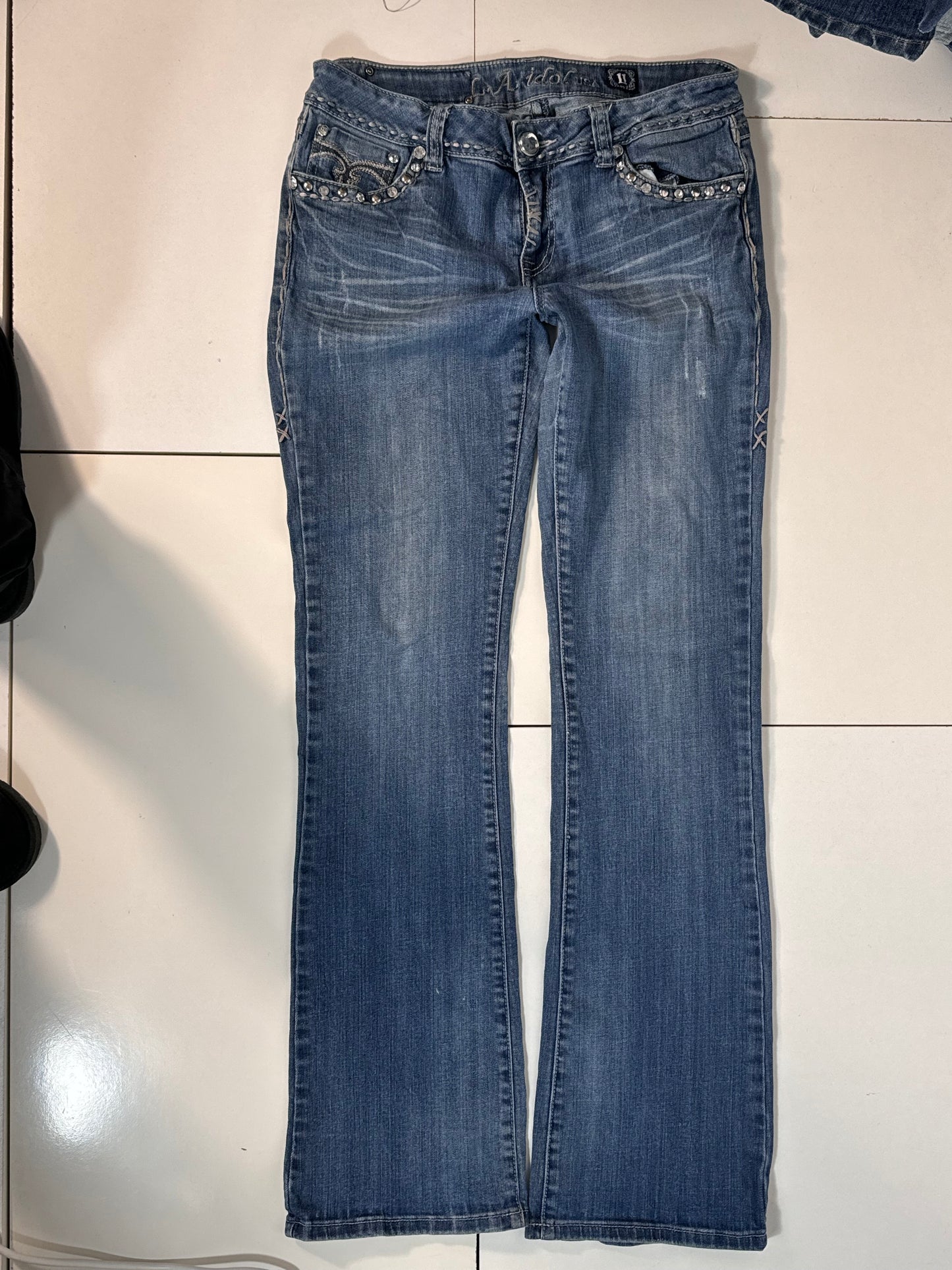 Lågmidjade jeans stl: S