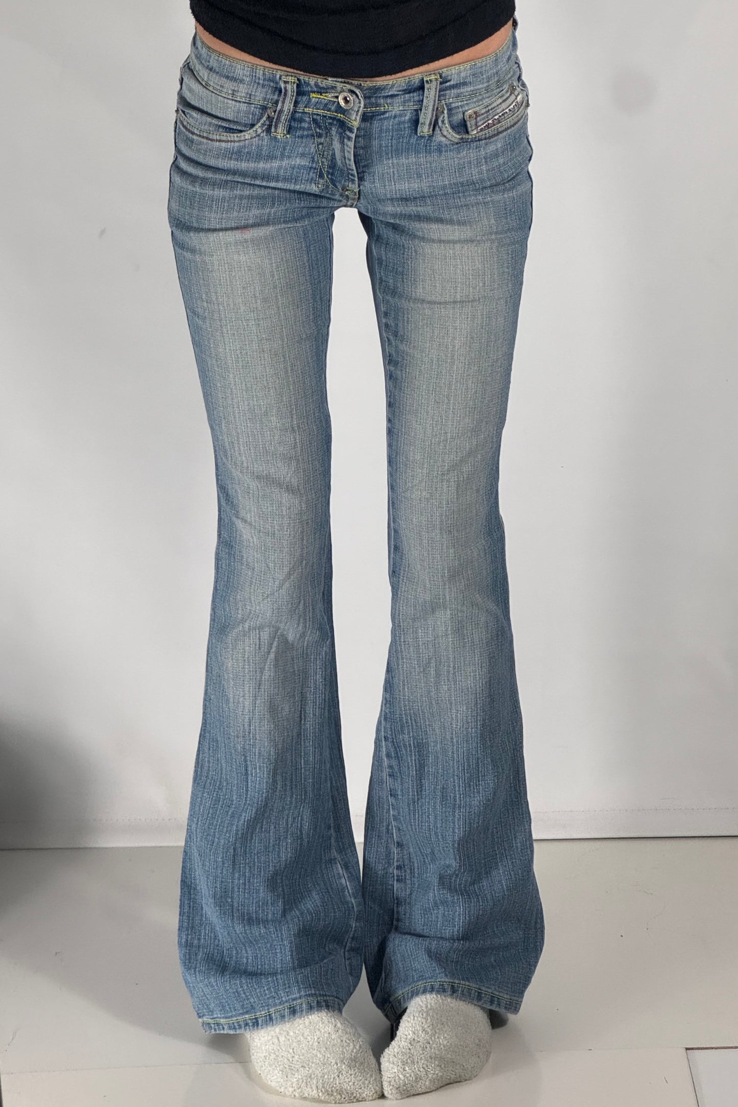Lågmidjade jeans stl: XXS
