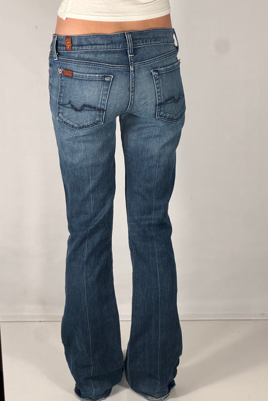 Lavtaljede jeans str: S
