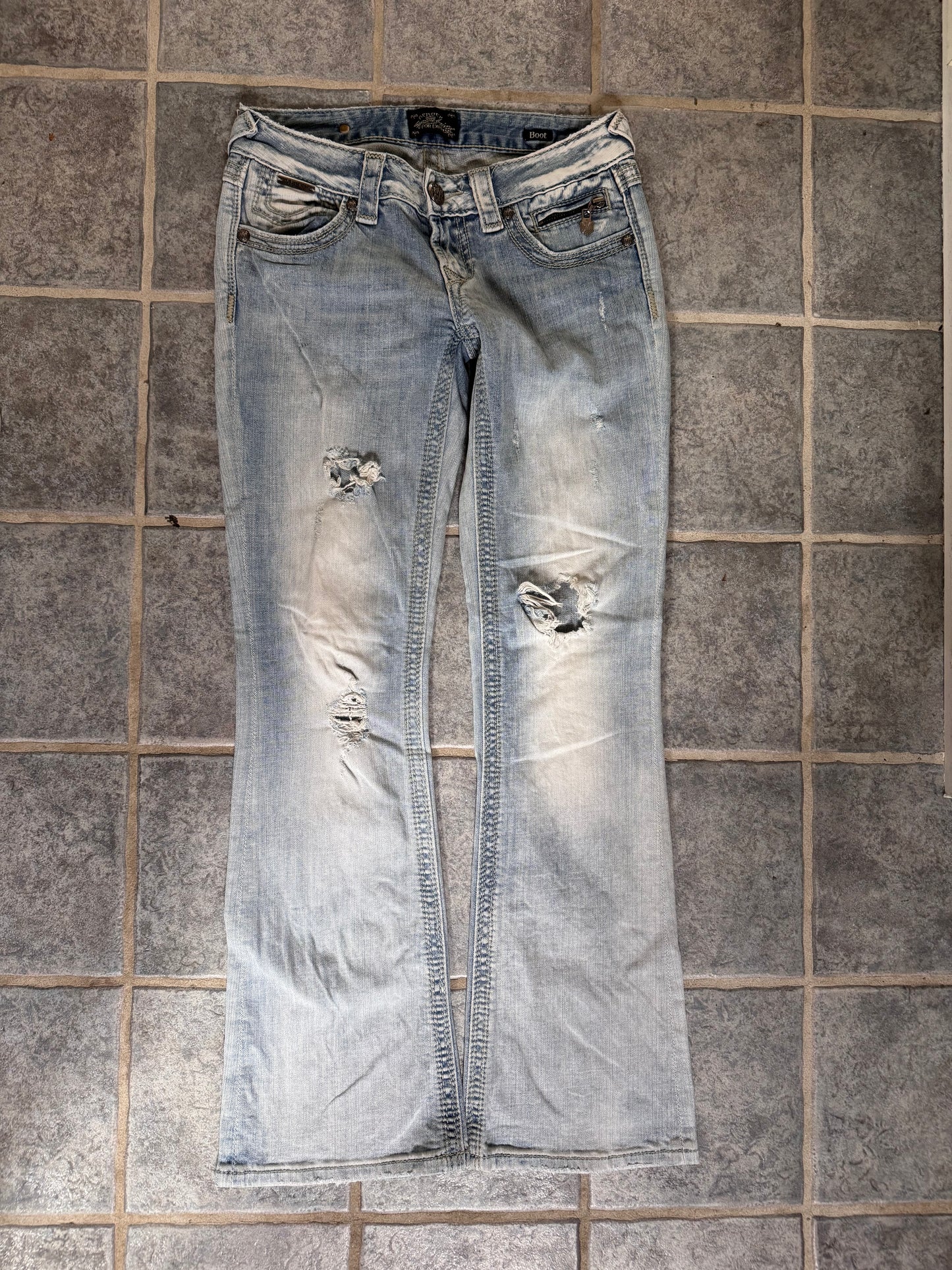 Lågmidjade jeans stl: XS