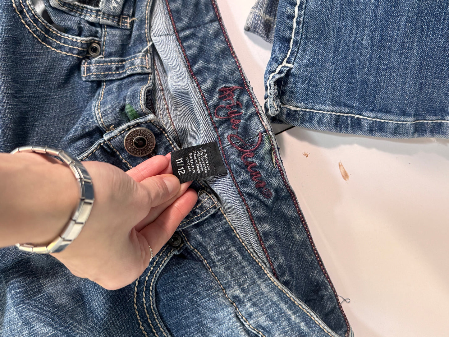 Lågmidjade jeans stl: S