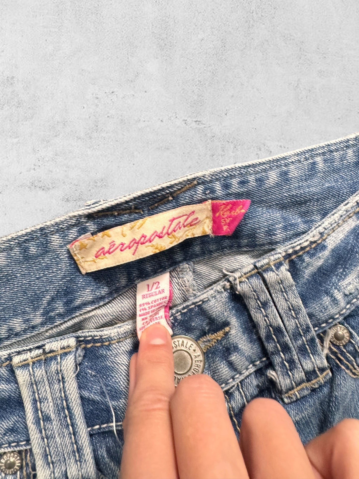 Lågmidjade jeans stl: XXS