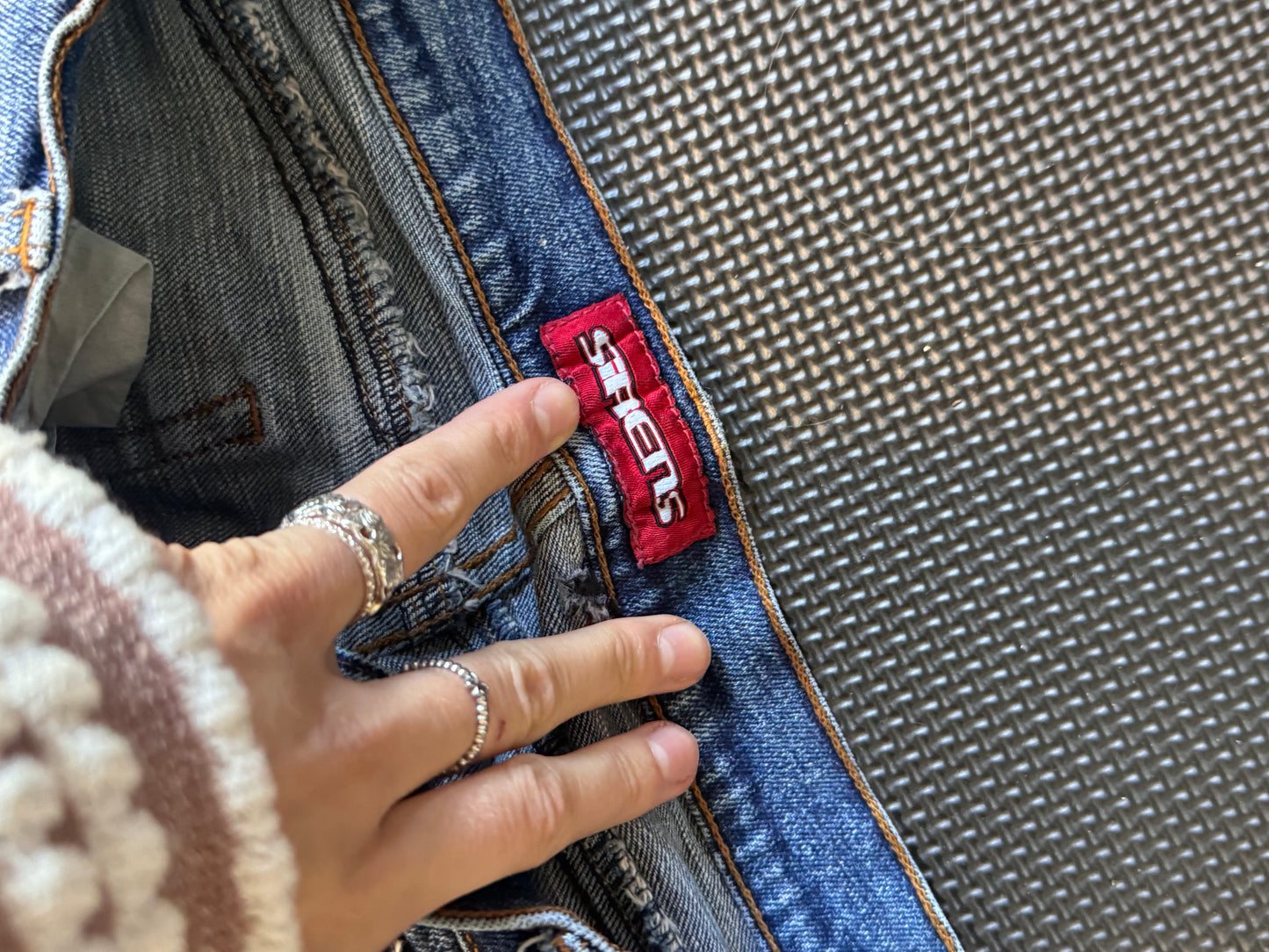Lågmidjade jeans stl: XS