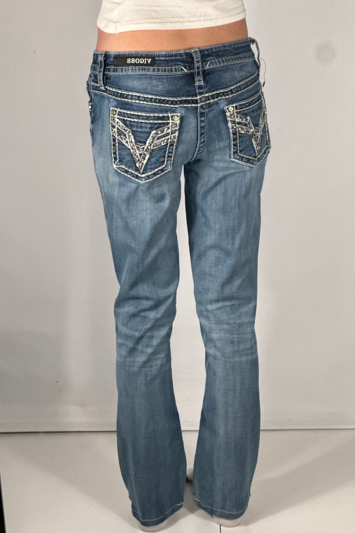Lågmidjade jeans stl: S
