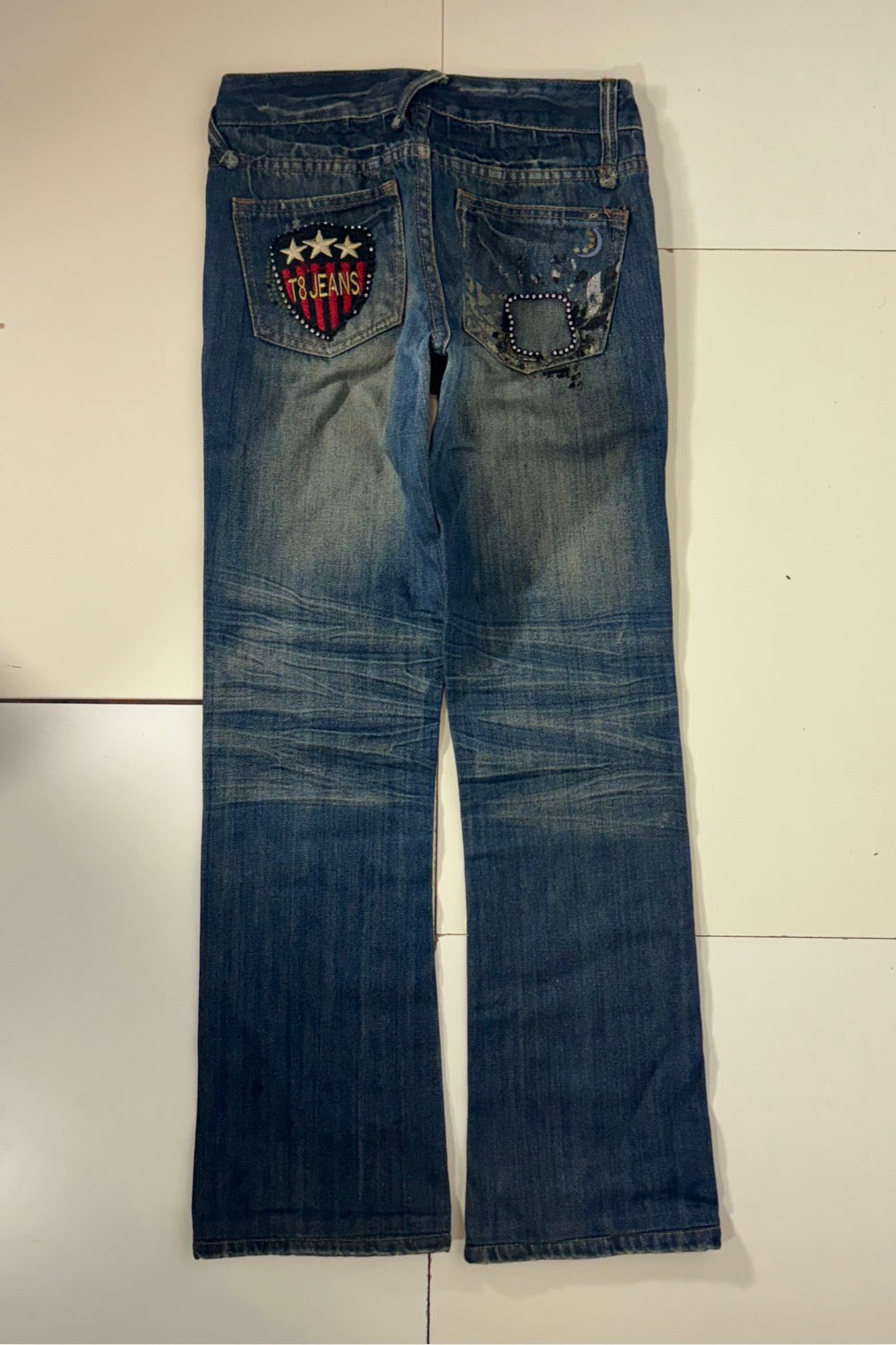 Lågmidjade jeans stl: XXXS