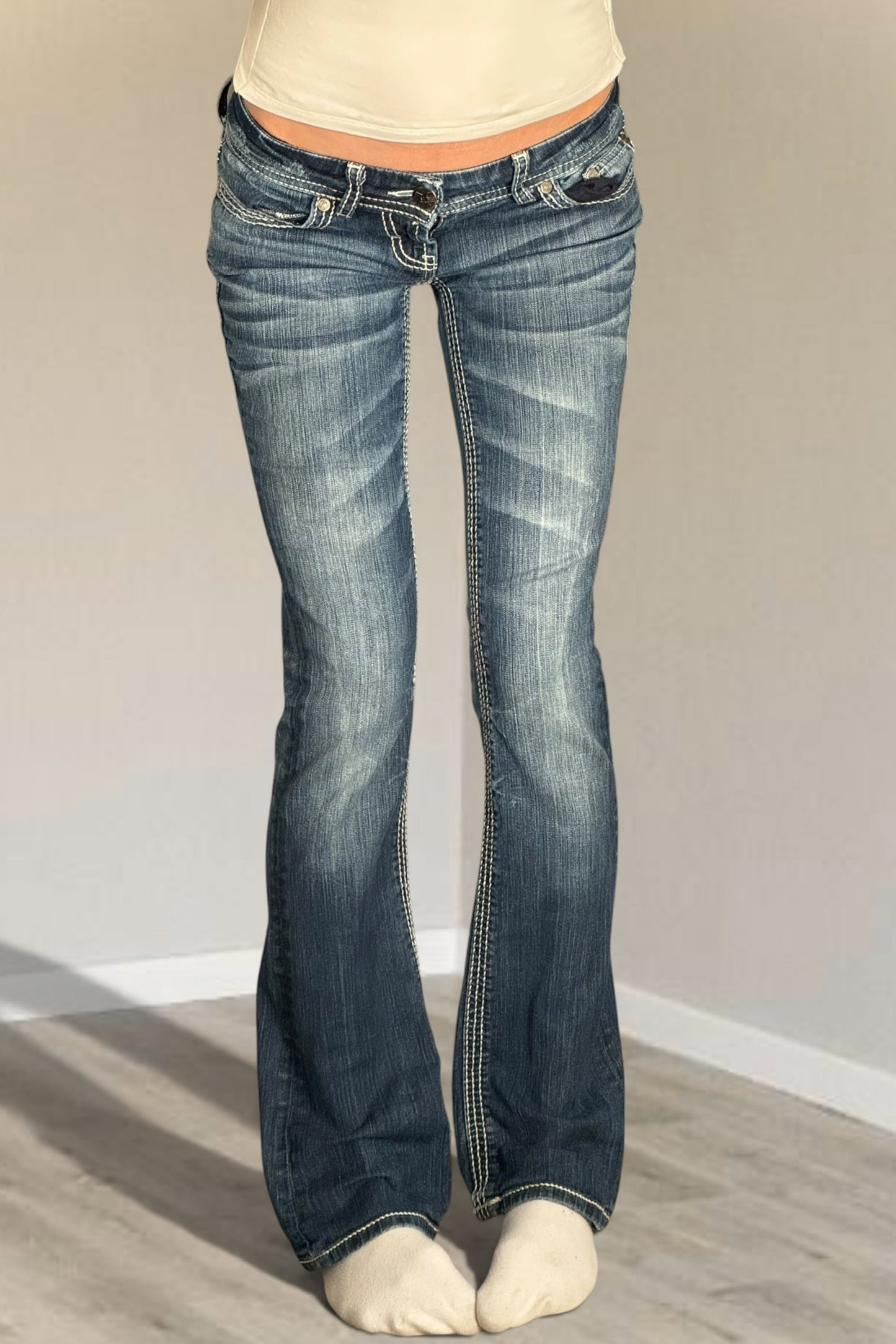Lågmidjade jeans stl: XS