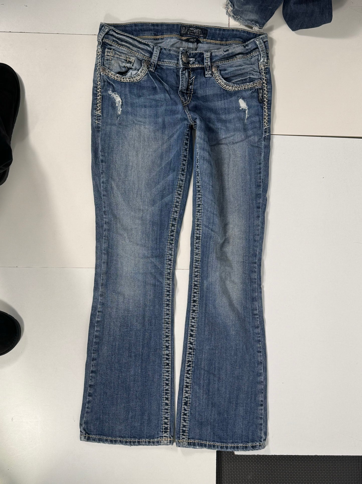 Lågmidjade jeans stl: S