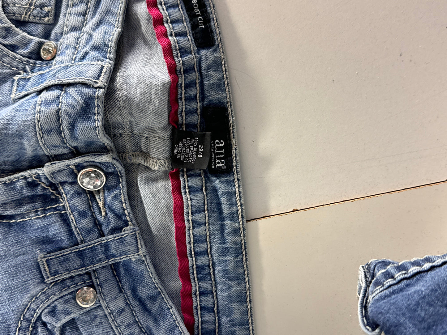 Lågmidjade jeans stl: S