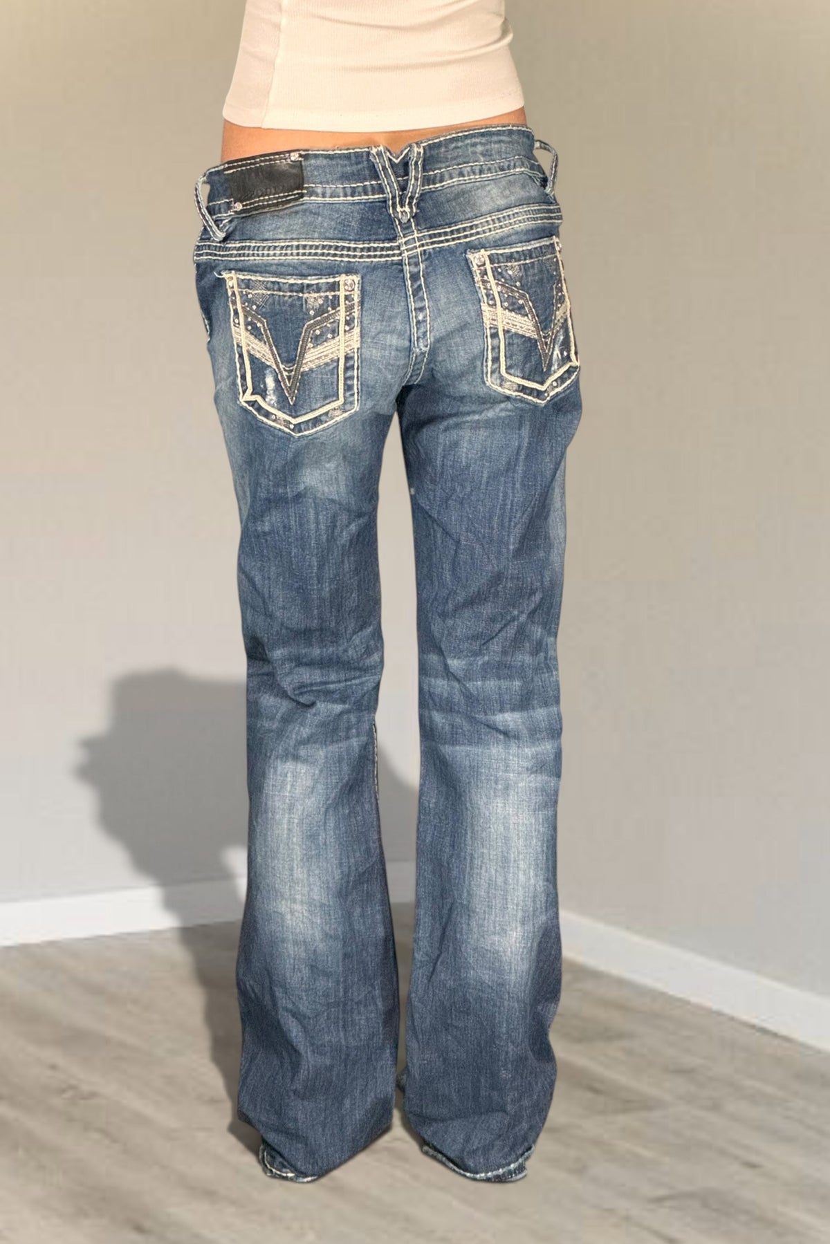 Lågmidjade jeans stl: S/M