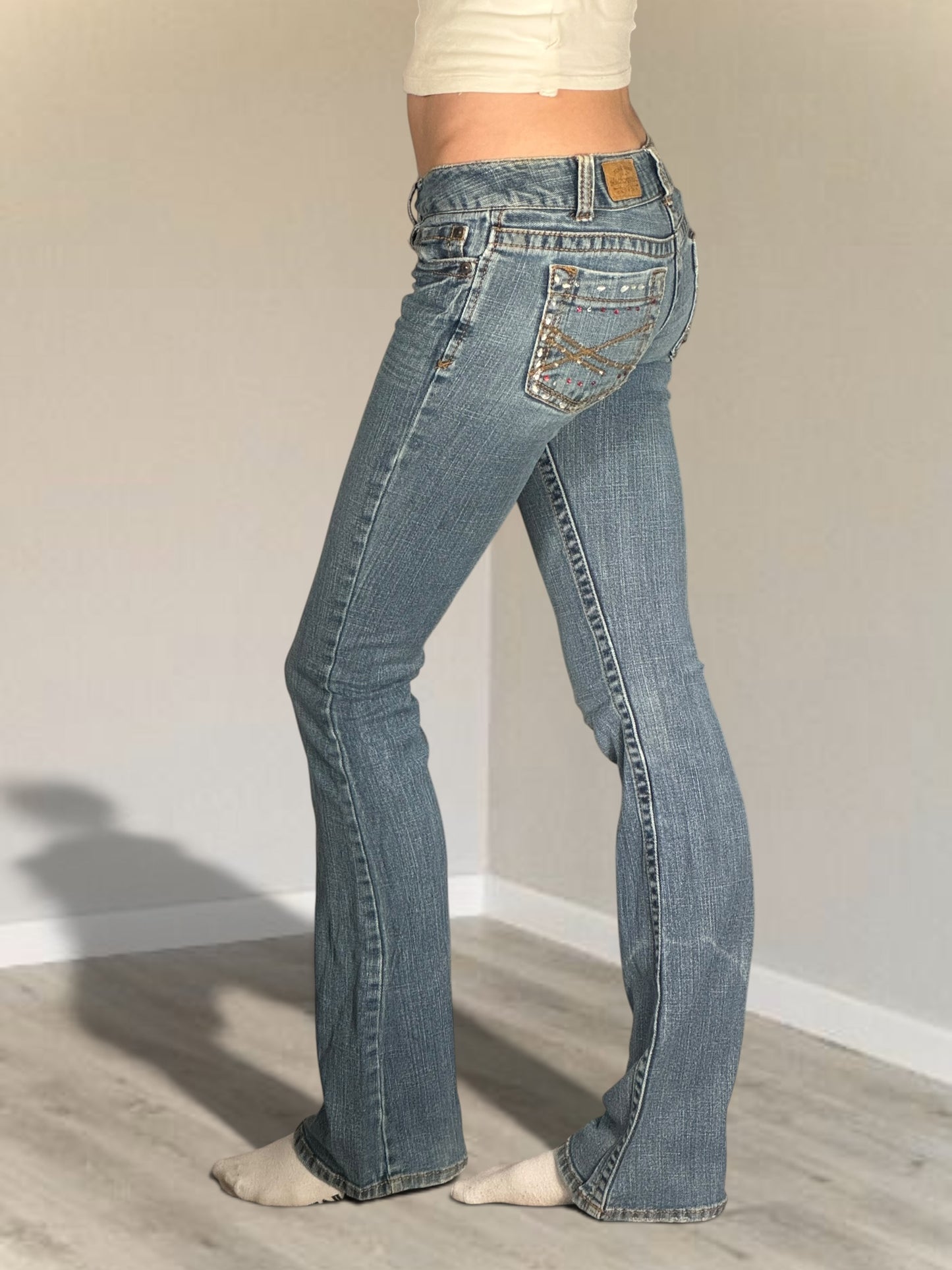 Lågmidjade jeans stl: XXS