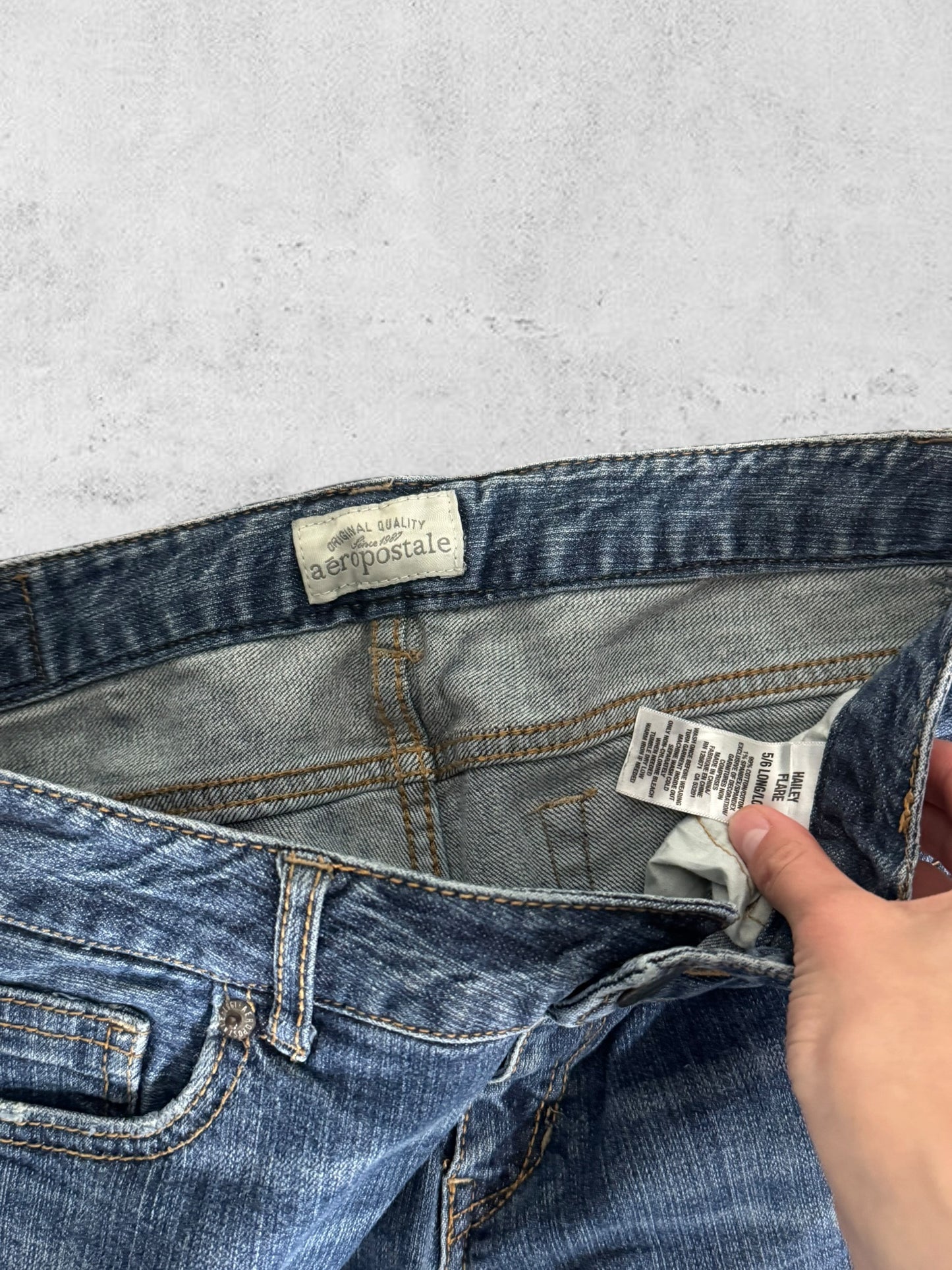 Lågmidjade jeans stl: S
