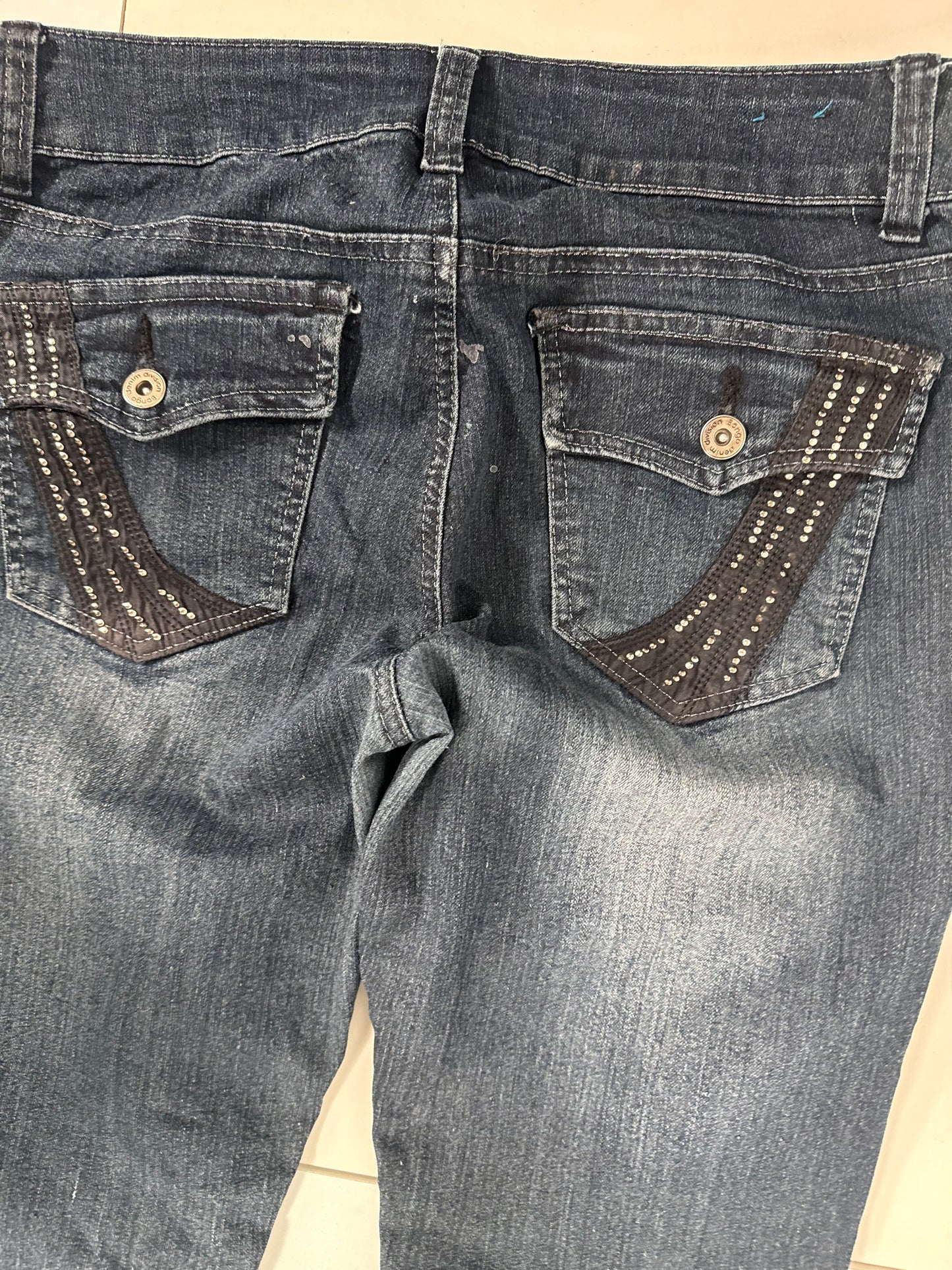 Lågmidjade jeans stl: M
