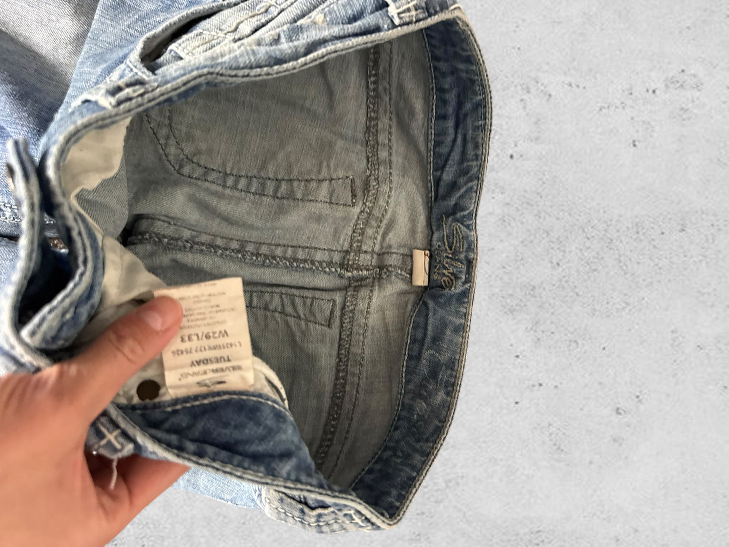 Lågmidjade jeans stl: S