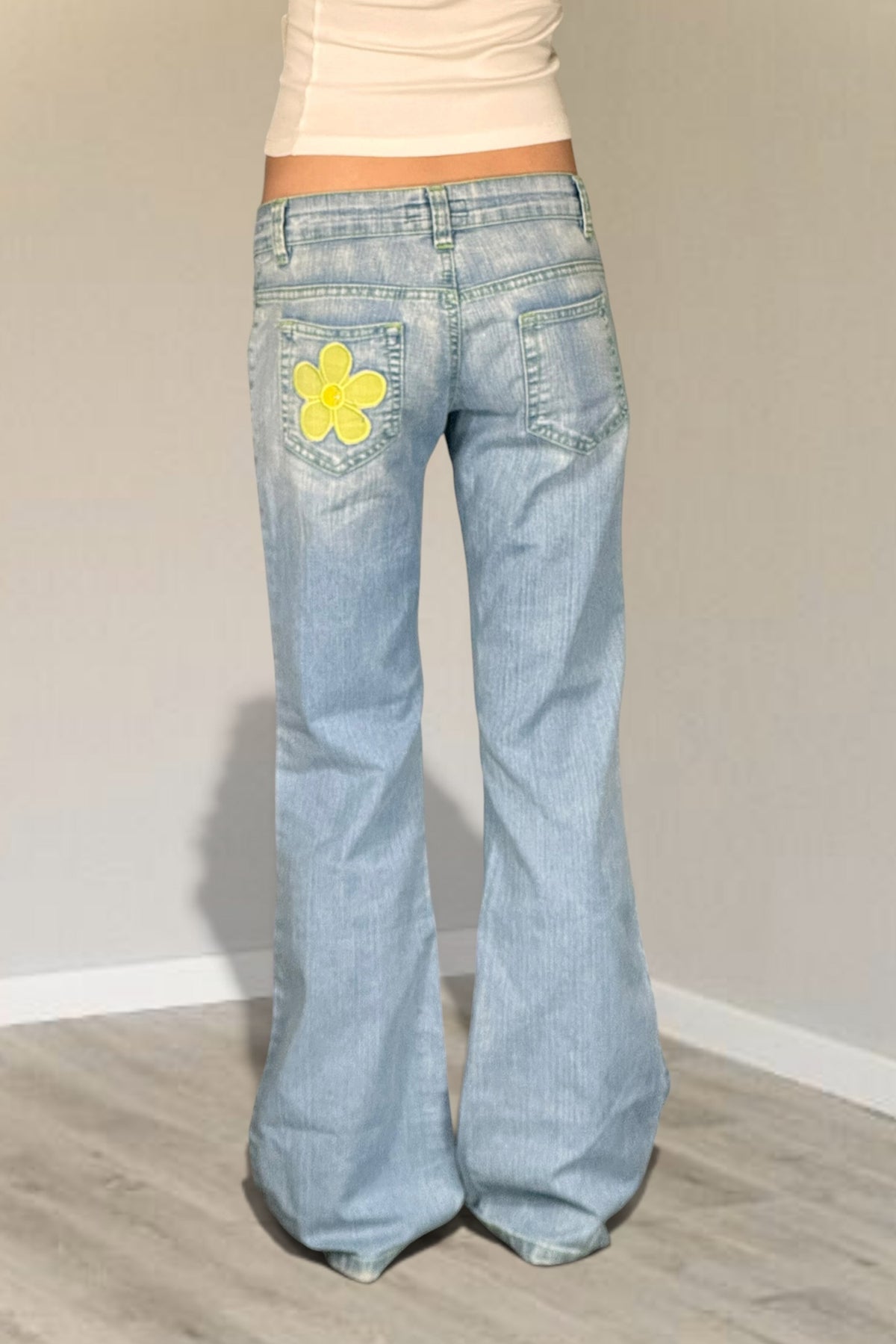 Lågmidjade jeans stl: S