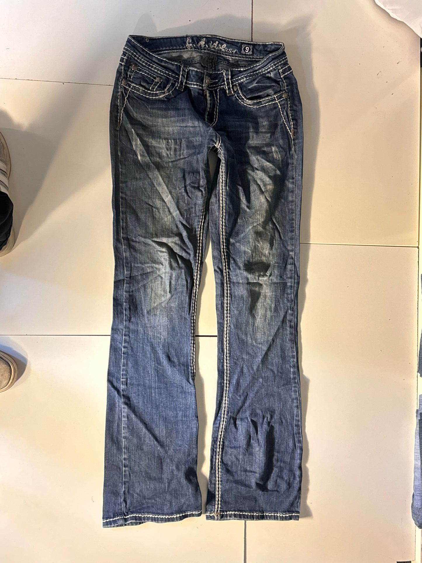 Lågmidjade jeans stl: