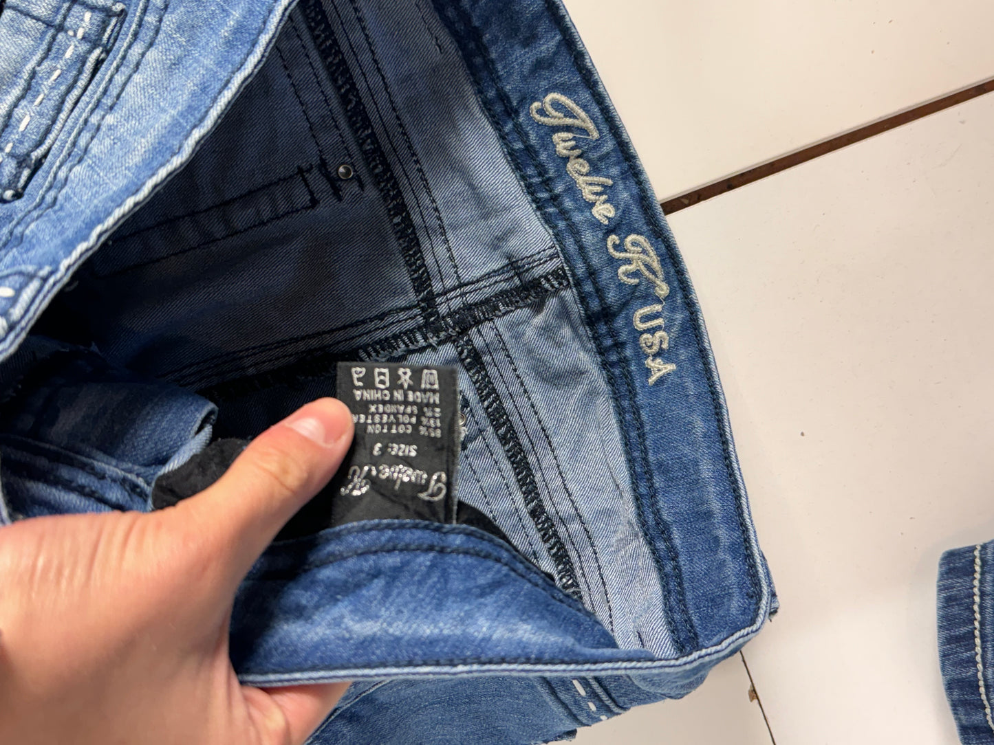 Lågmidjade jeans stl: XS