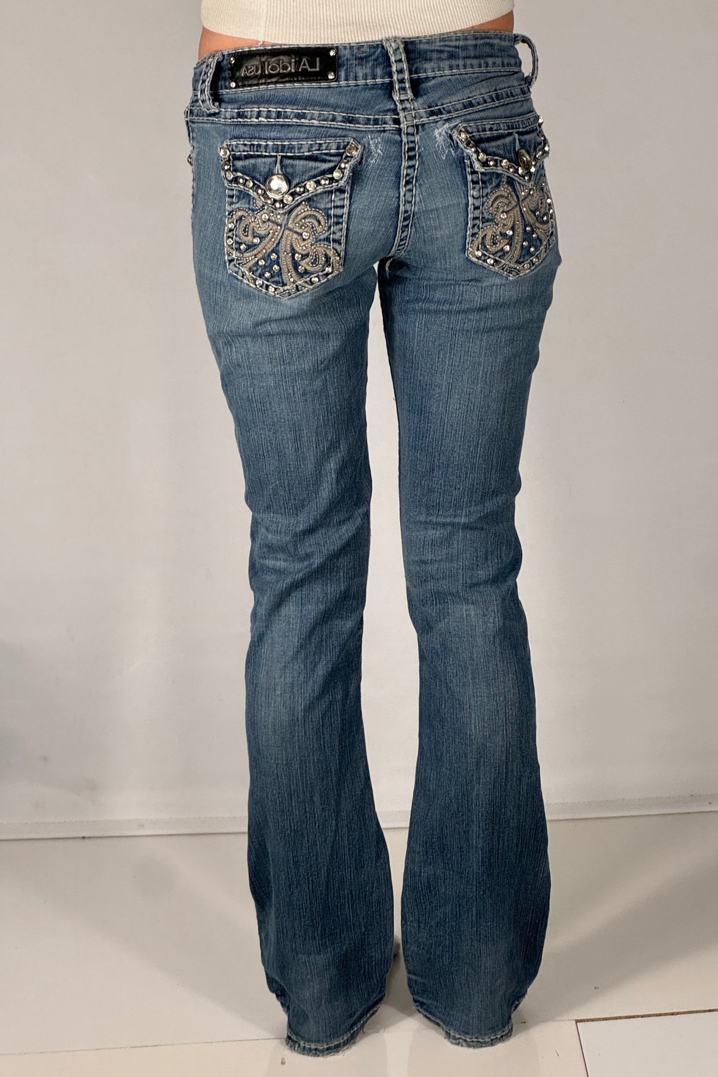 Lågmidjade jeans stl: XXS