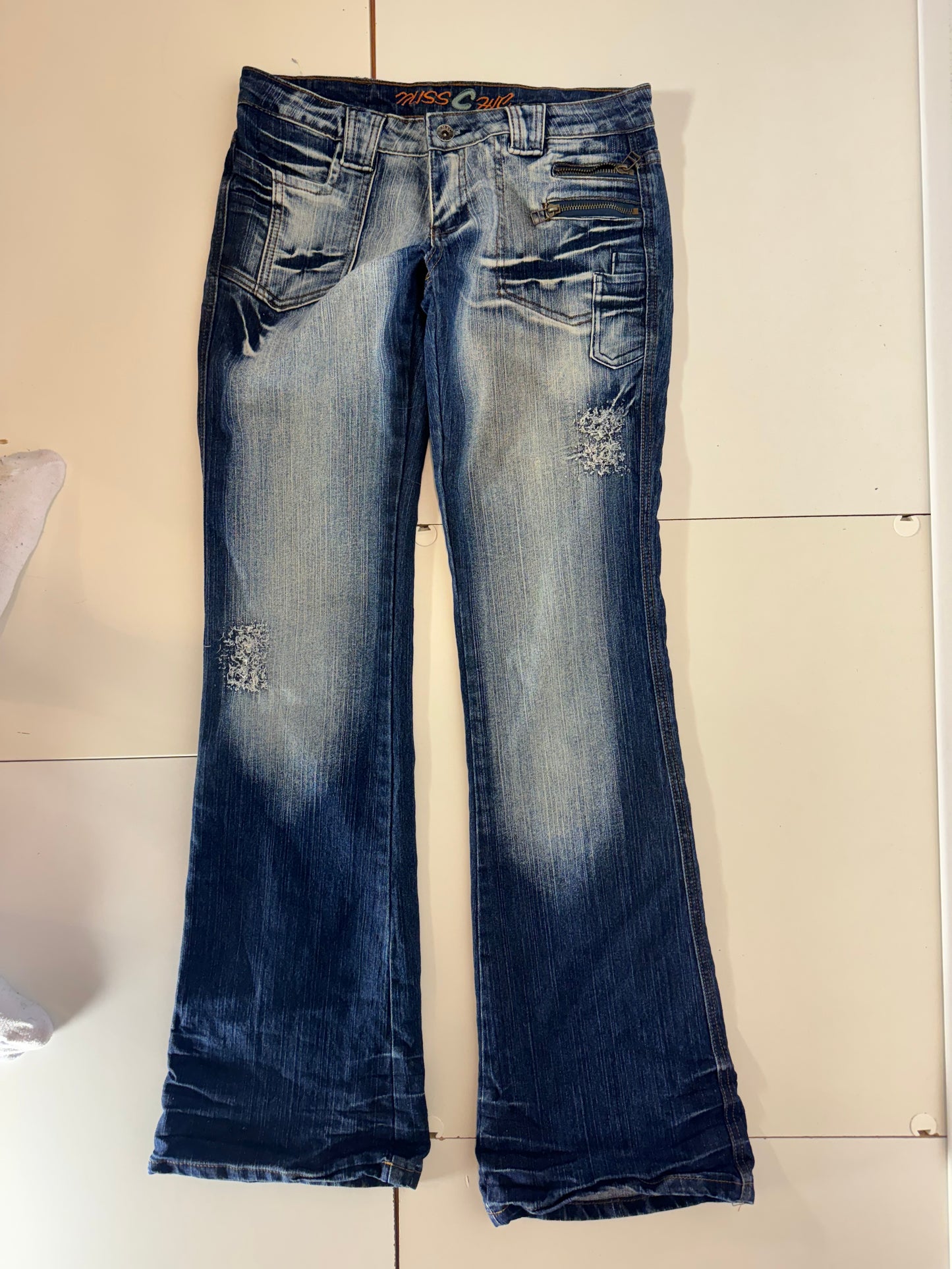 Lågmidjade jeans stl: S