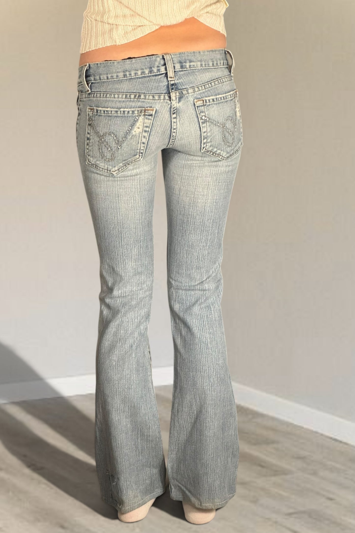 Lågmidjade jeans stl: XXS