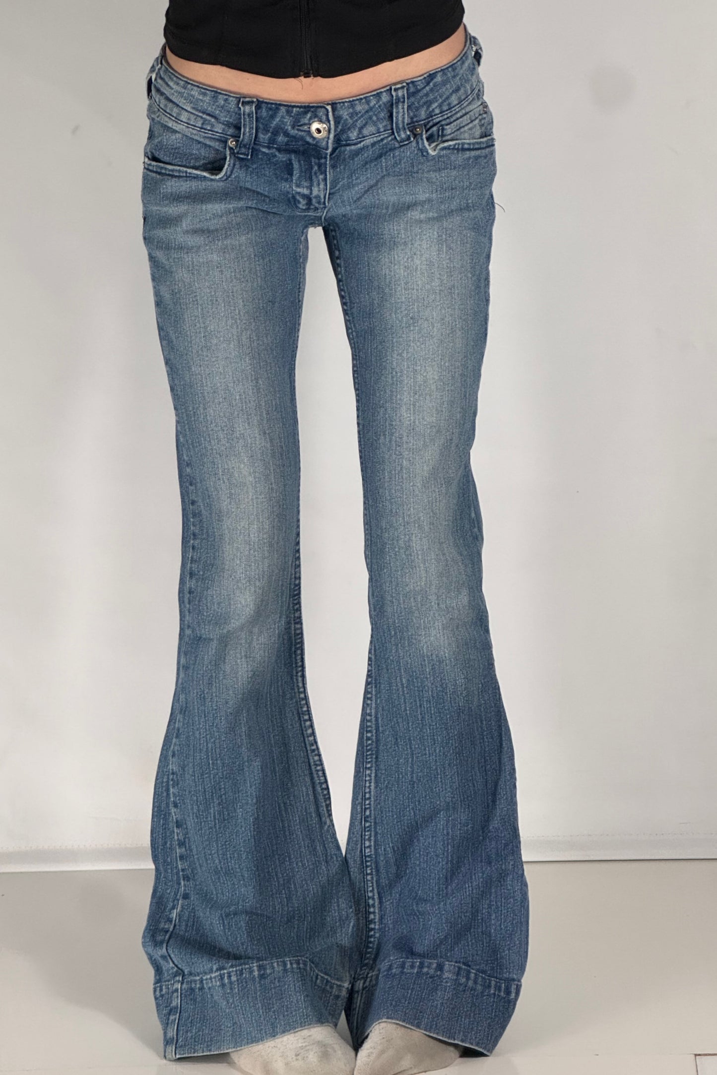 Lågmidjade jeans stl: S