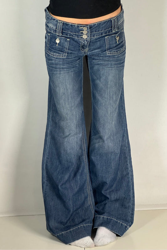 Lågmidjade jeans stl: M