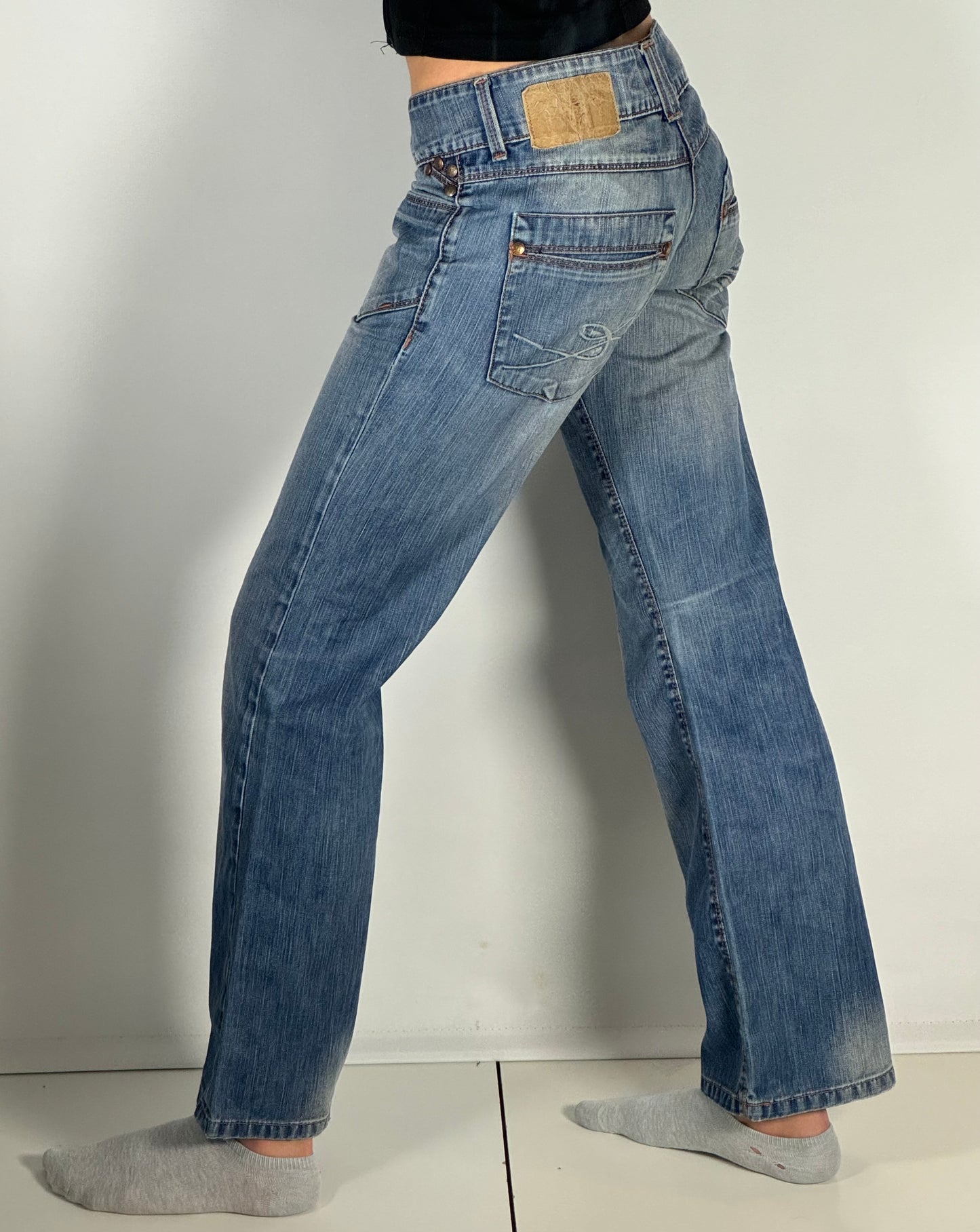 Lågmidjade jeans stl: S