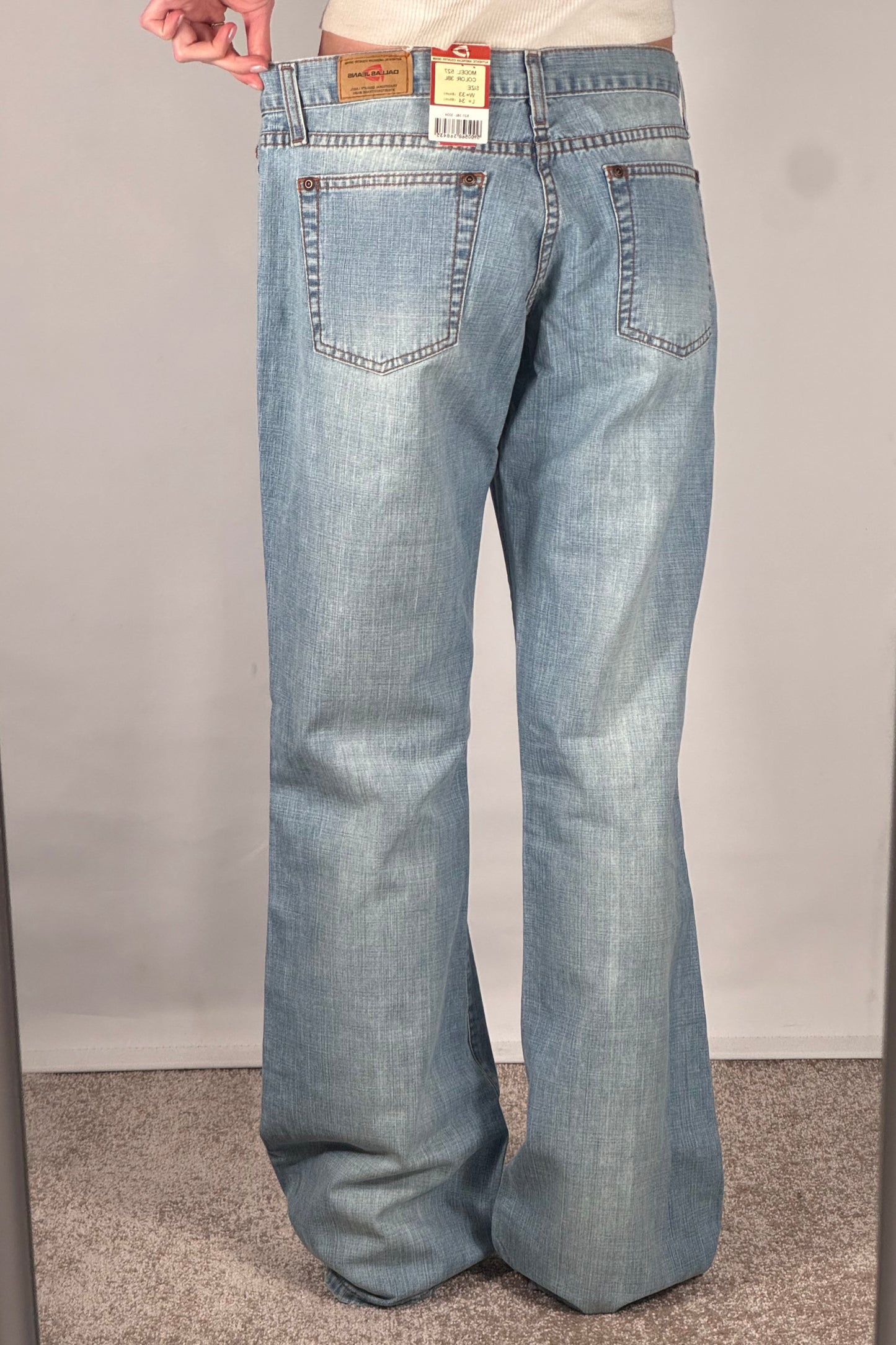 Lavtaljede jeans str: S