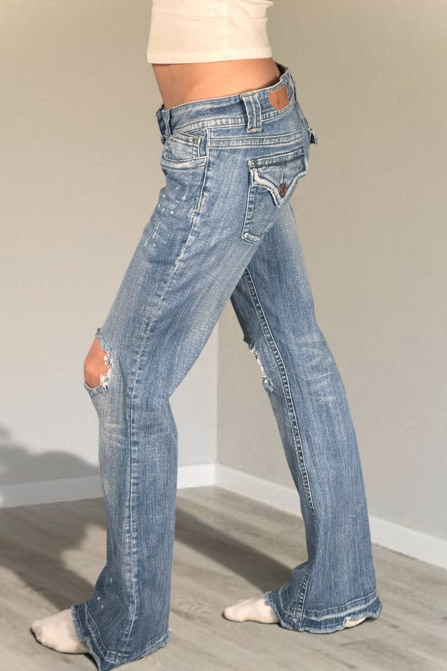 Lågmidjade jeans stl: S