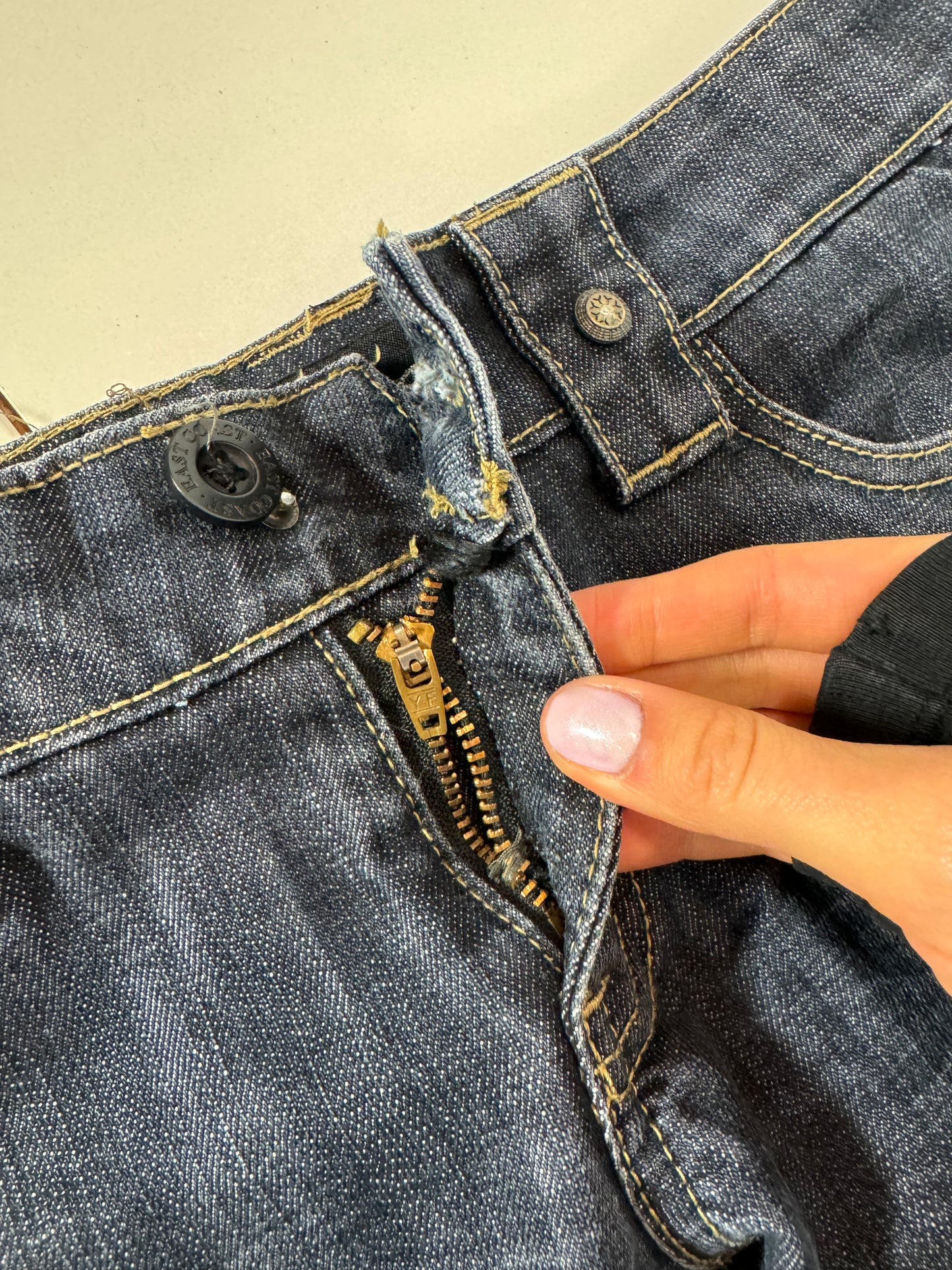 Lågmidjade jeans stl: S