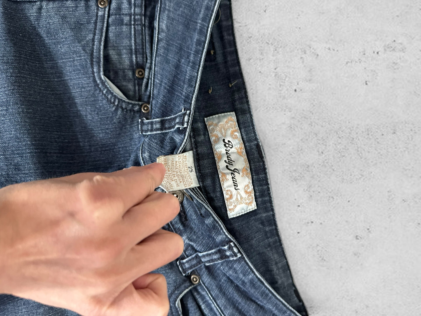Lågmidjade jeans stl: XS
