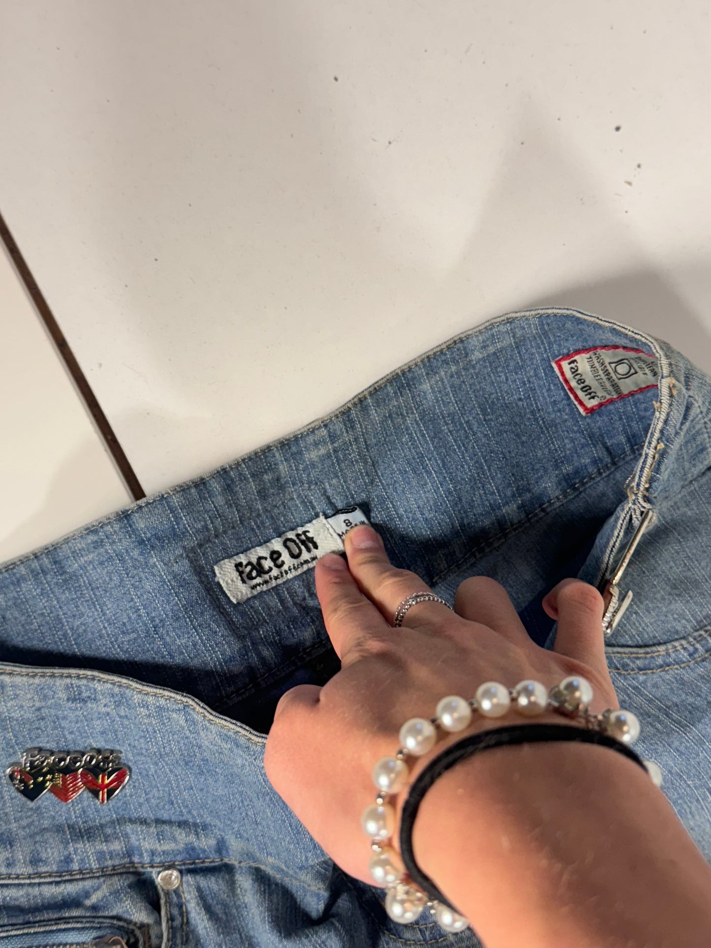 Lågmidjade jeans stl: XS