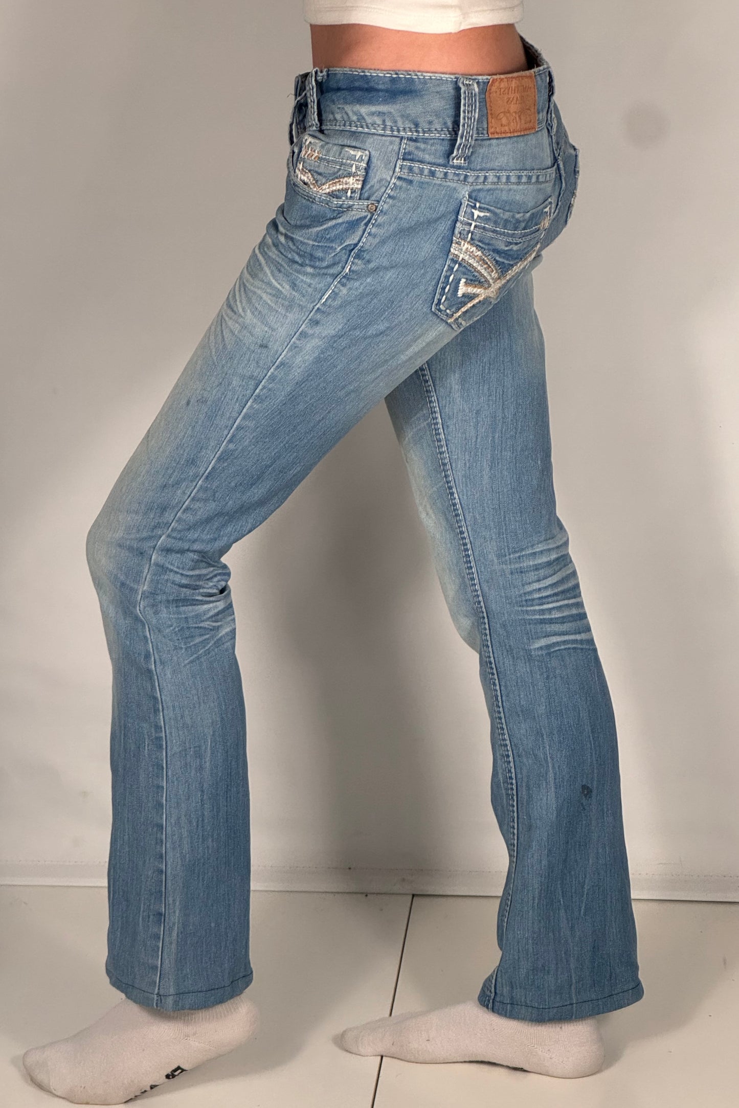Lågmidjade jeans stl: S