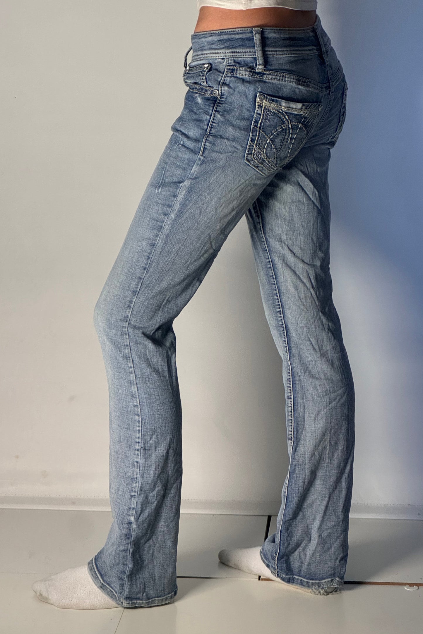 Lågmidjade jeans stl: XS