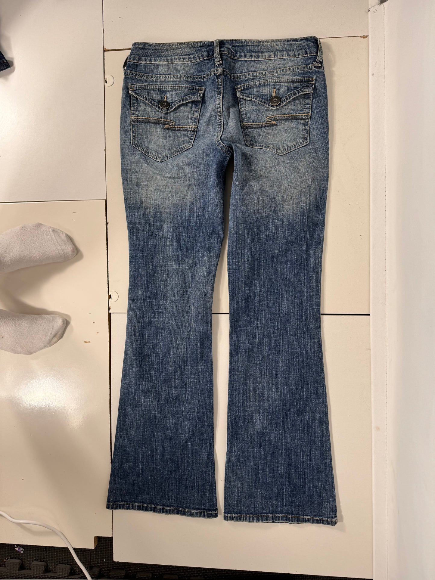 Lavtaljede jeans str: S