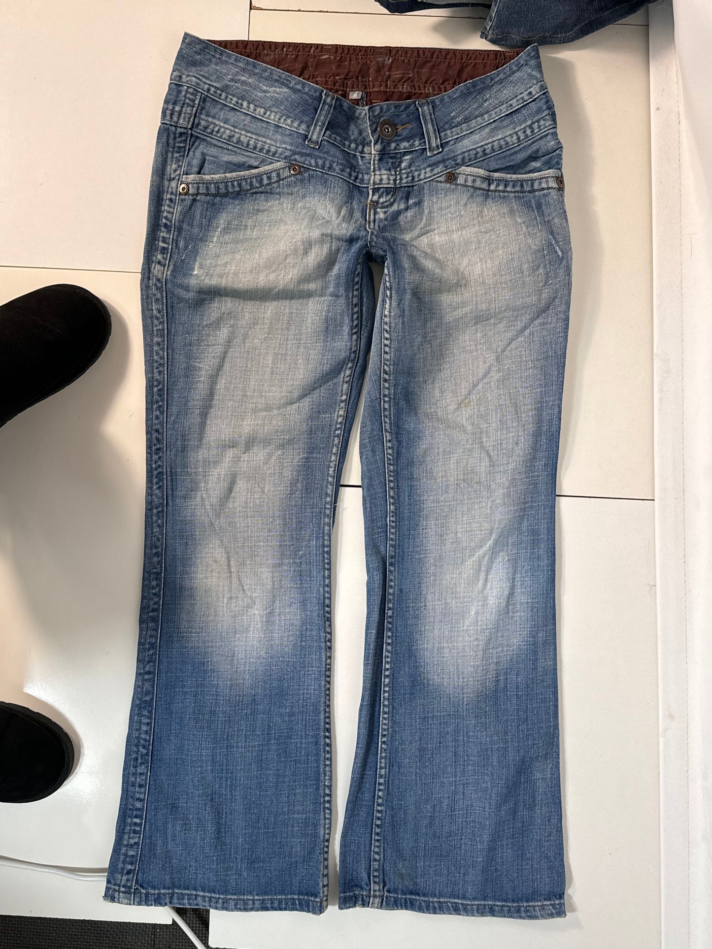 Lågmidjade jeans stl: M